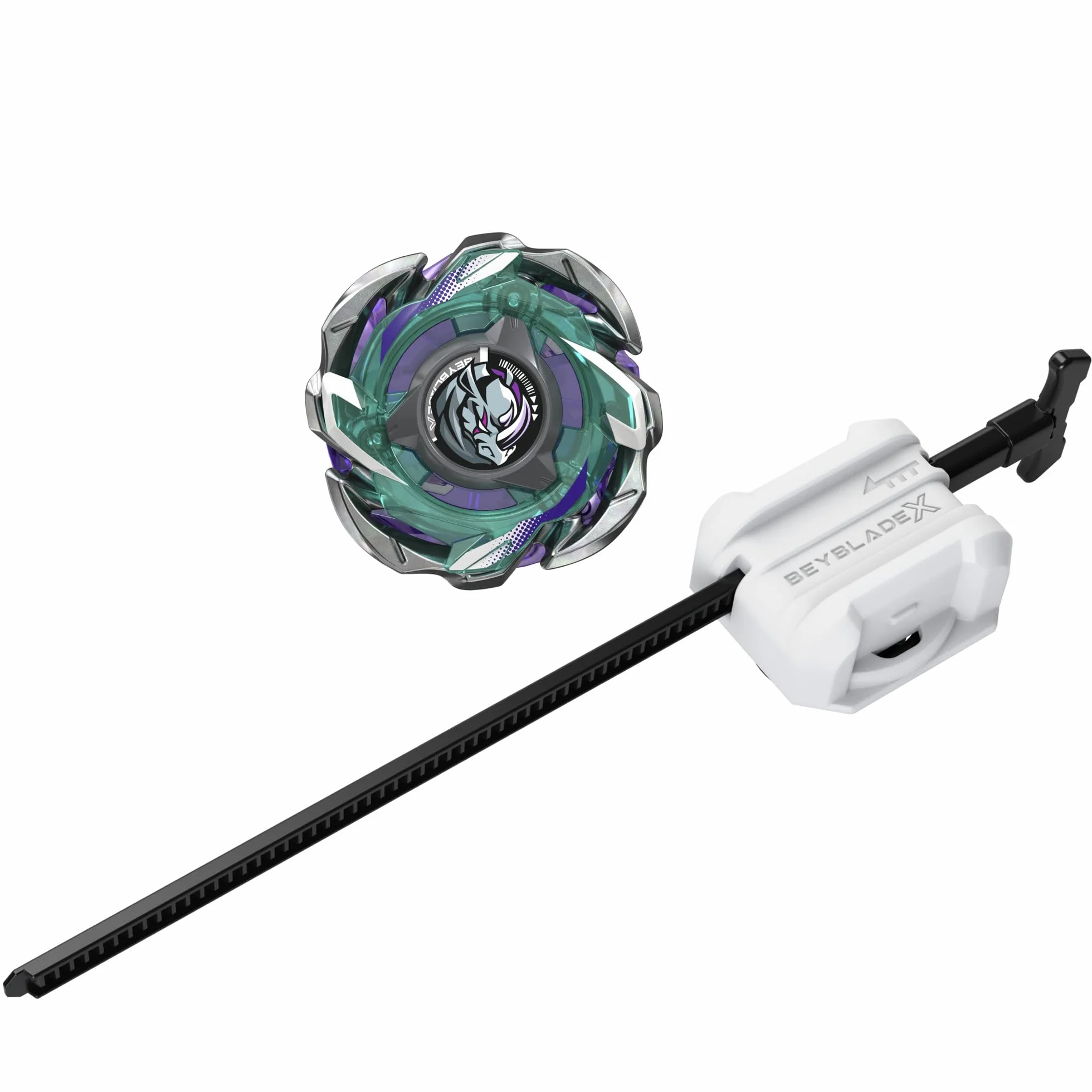 Hasbro Beyblade X Starter Pack Reaper Rhino C 4-55D CX Trottola da Difesa con Lanciatore, Giocattolo da Combattimento 8+
