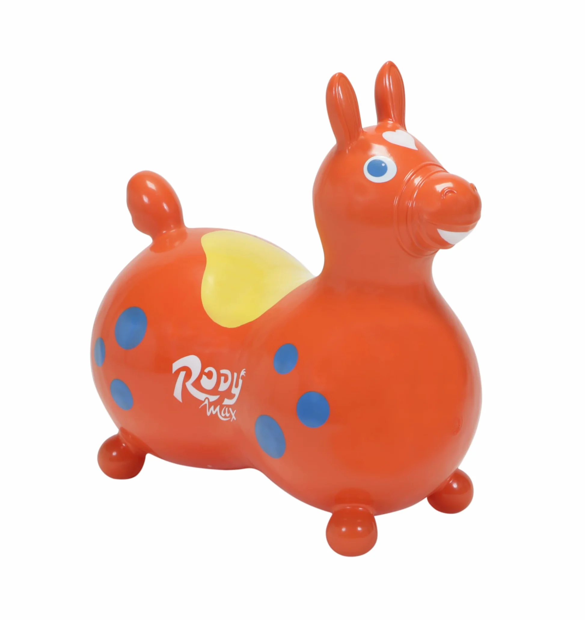 Gymnic Rody Max cavallo gonfiabile per saltare per bambini 5+, gioco cavalcabile ideale per saltare, dondolare e divertirsi in sicurezza, favorisce lo sviluppo di equilibrio, forza e coordinazione