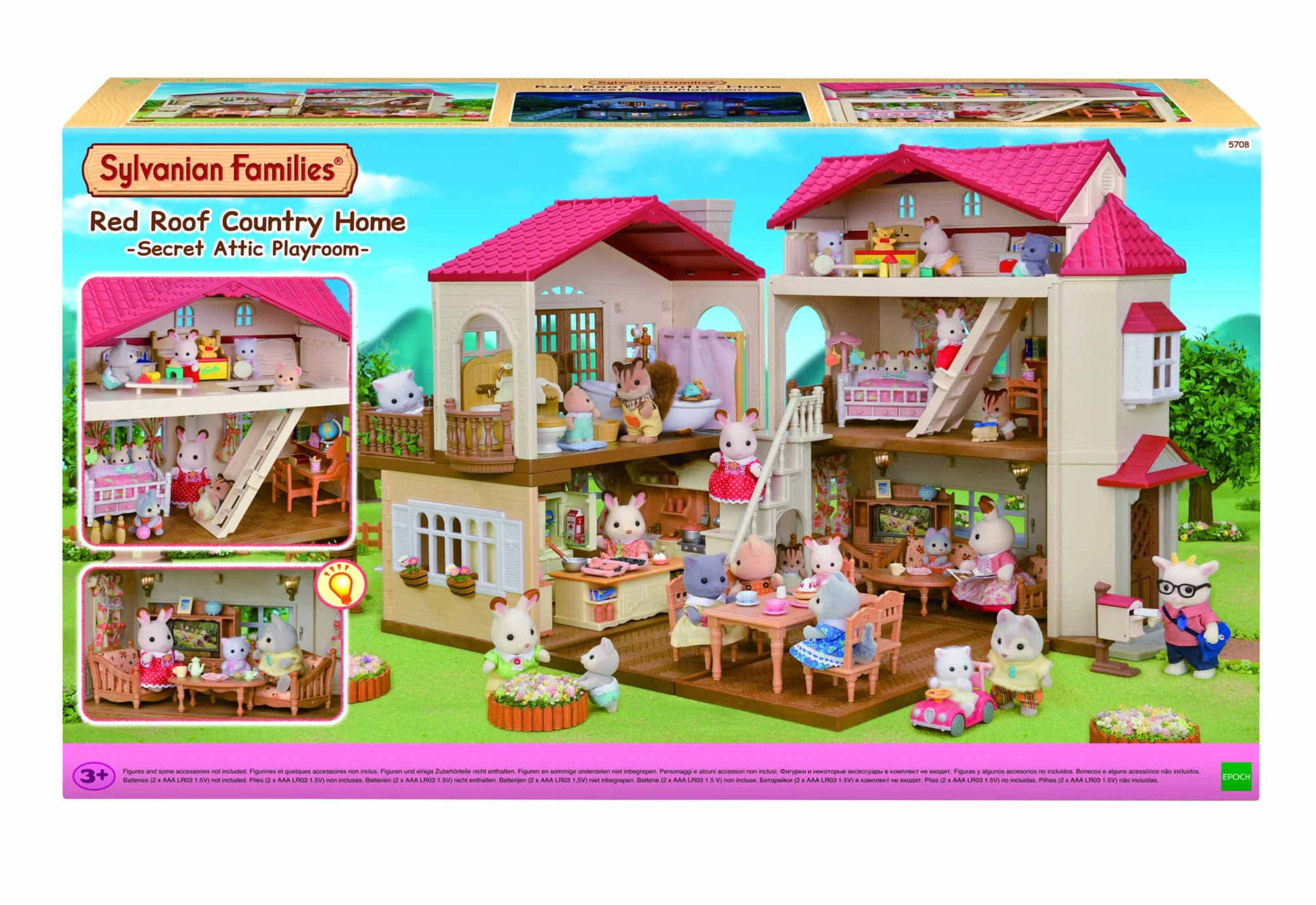 Maison éclairée et modulable - SYLVANIAN FAMILIES - 5708