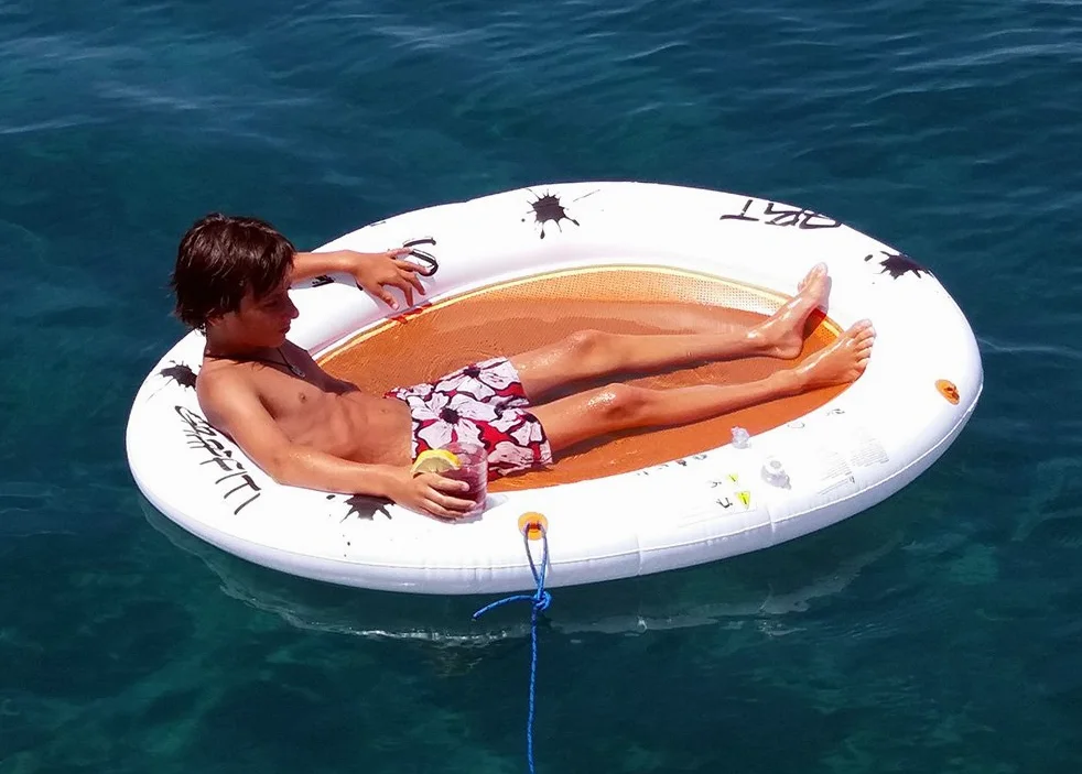 Beach Art M150 - Materassino Gonfiabile La Piscina nel Mare