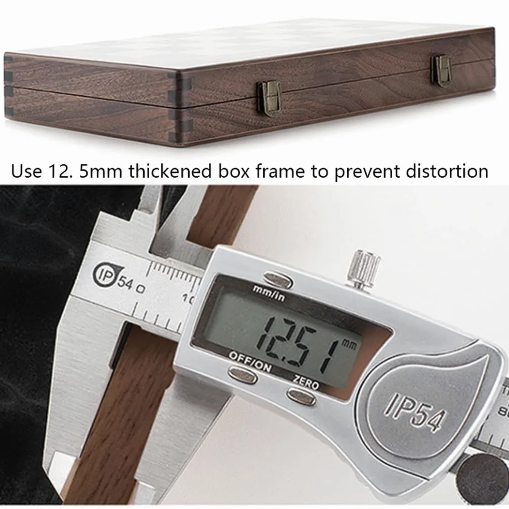 Set di Scacchi, Scacchiera, Scacchiera da 15 Pollici, Scacchi Artigianali in Noce, Set di Scacchi in Legno con 2 Regine Extra, Gioco da Tavolo 2 in 1 con Scacchiera in Fe