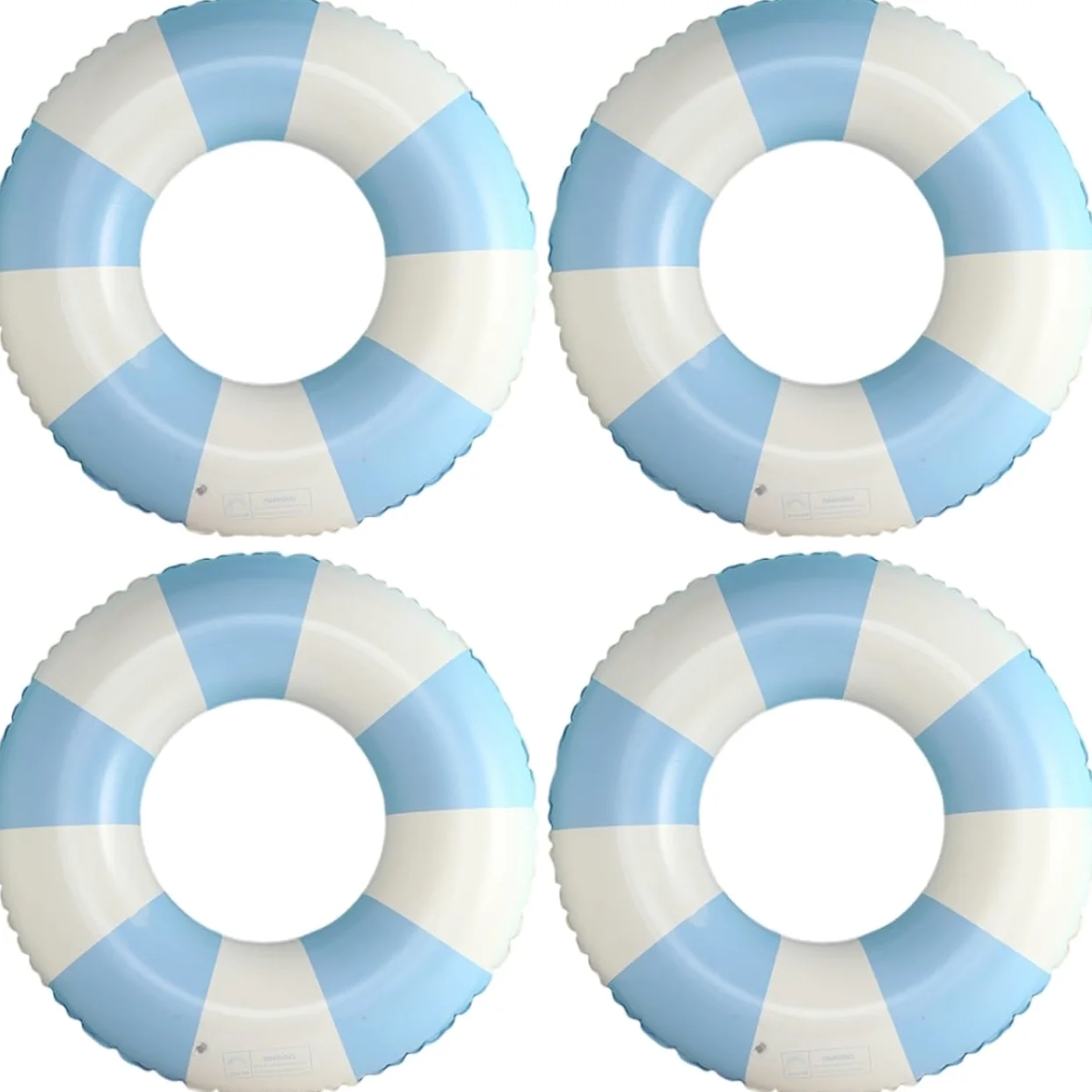 ibasenice Anello Gonfiabile Per, Salvagente Piscina Mare, Ciambella Galleggiante Colorata in Pvc, Ideale Per Feste Estive, Spiaggia E Piscina, Dimensione 90#, Set Da 4 Pezzi