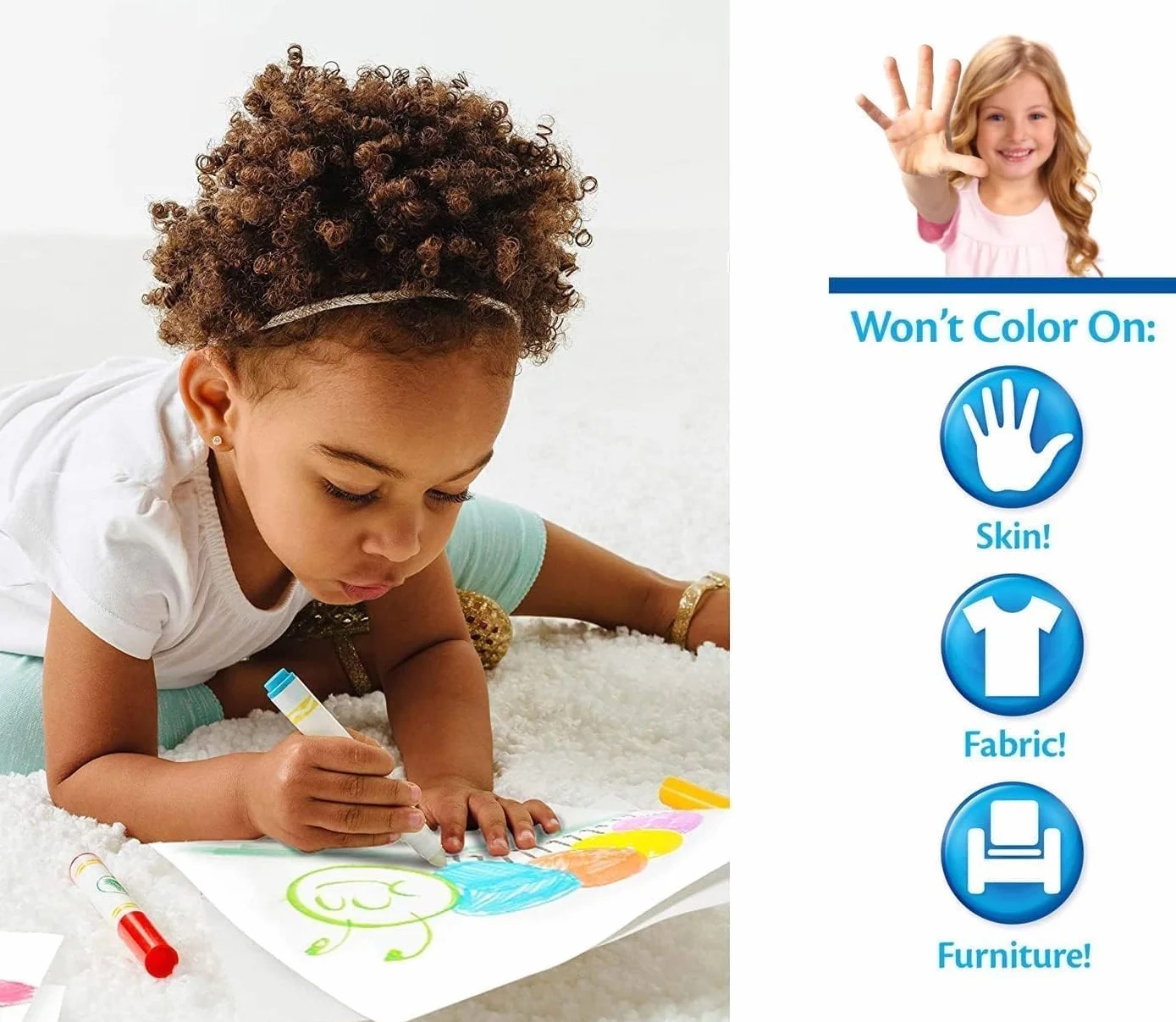 CRAYOLA Color Wonder Spidey Coloring Set 18 Pagine 4 Pennarelli Senza Macchia Attività Creativa Bambini 3-5 Anni