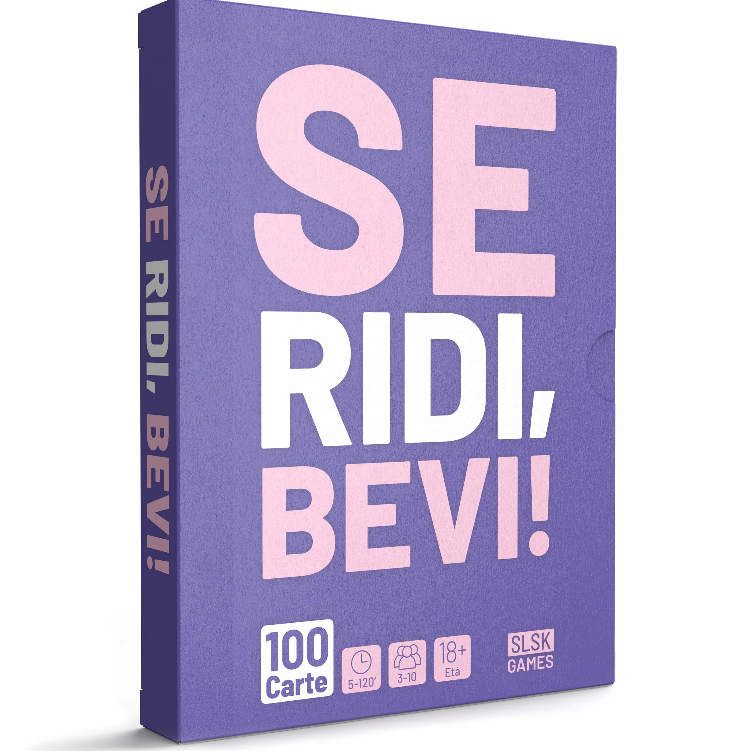 Se Ridi, bevi! - Il divertente gioco alcolico - Gioco di alcolici con 100 carte - gioco di alcolici - gioco di carte - giochi di partito per adulti - 18+ - Edizione italiana