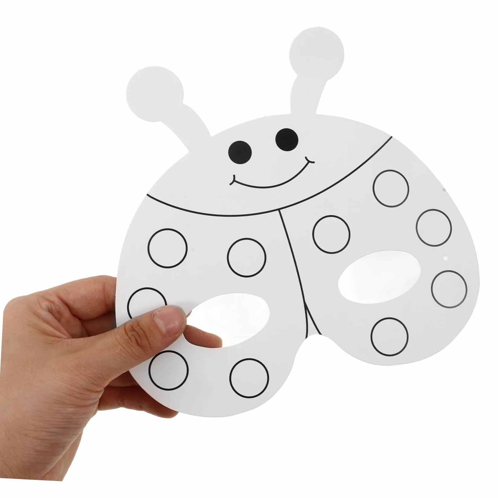 TOYANDONA Set Maschere Animali per Bambini da Colorare DIY con Pig Mask in Carta e Plastica, con Pennarelli Acquerello per Feste, Performance e Artigianato Stile Casuale