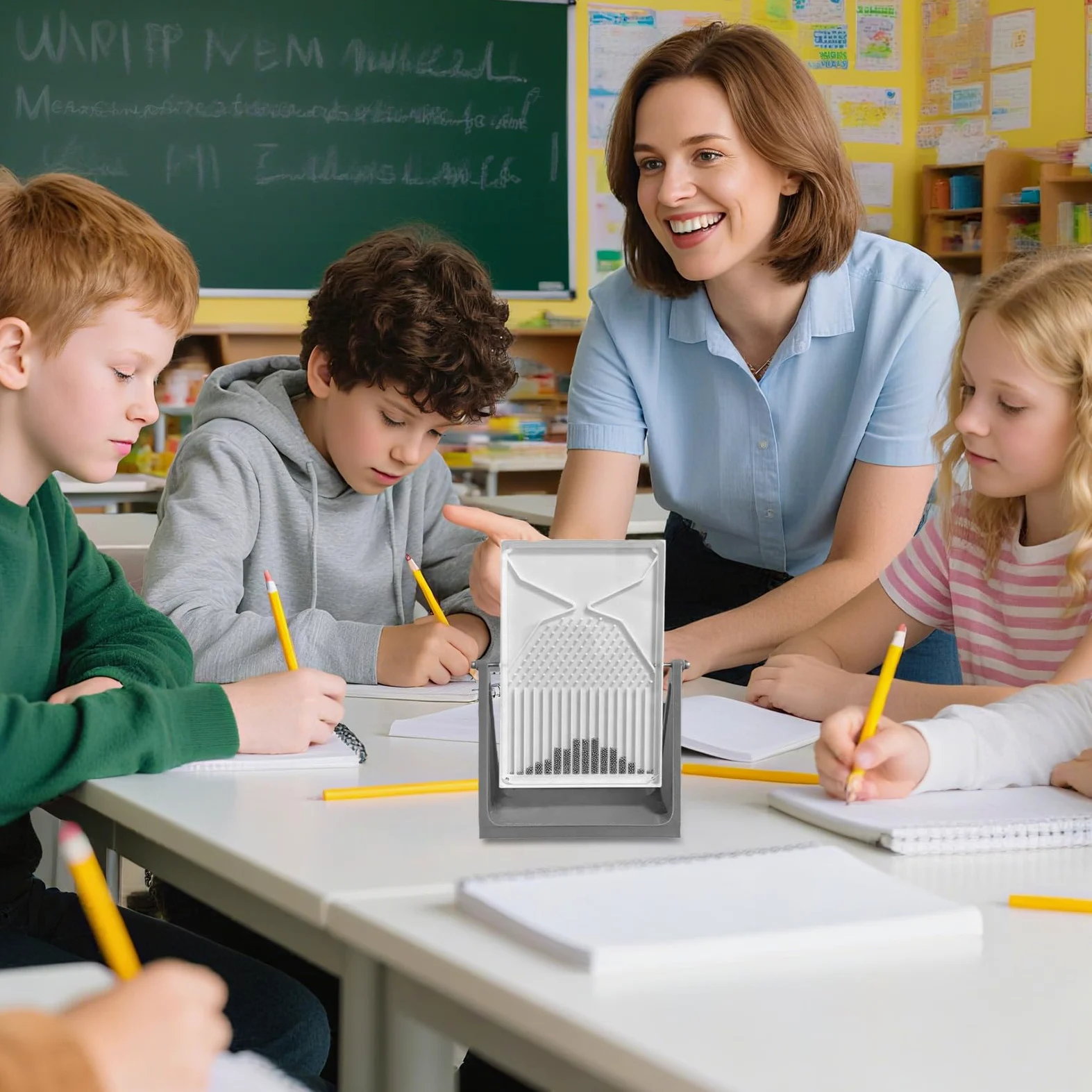 Gioco Statistico per ufficio: Didattico di distribuzione casuale, analisi interattiva dei dati del materiale scolastico, supporto logico all'insegnamento | Strumento educativo per studenti