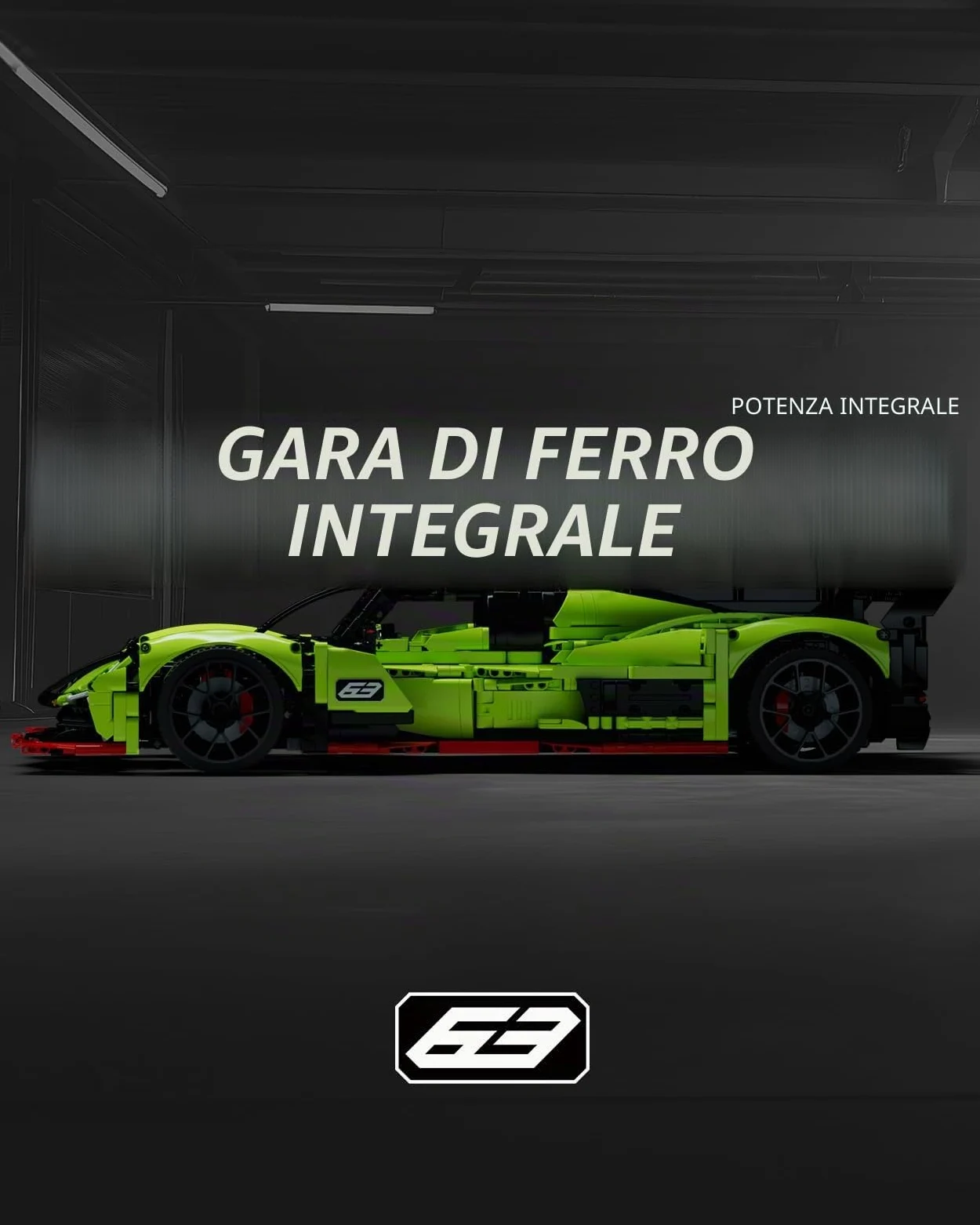 Nifeliz S63 Hypercar Modellino di Auto da Corsa per Adulti da Costruire, Auto Kit da Collezione Scala 1:8, Regalo per Uomo, Donna, Lui o Lei (3699 pezzi, NF10283)