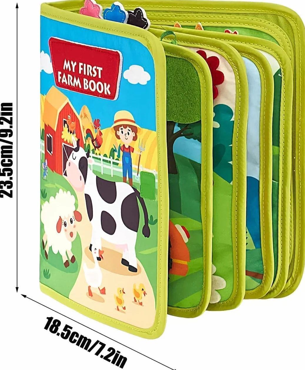 Busy Board Montessori Libro Interattivo 1 Anno - Quiet Book Sensoriale Educativo - Giochi 1-6 Anni Tavolo Pannello di Feltro Attività Valigetta Didattici Regalo Bimbo
