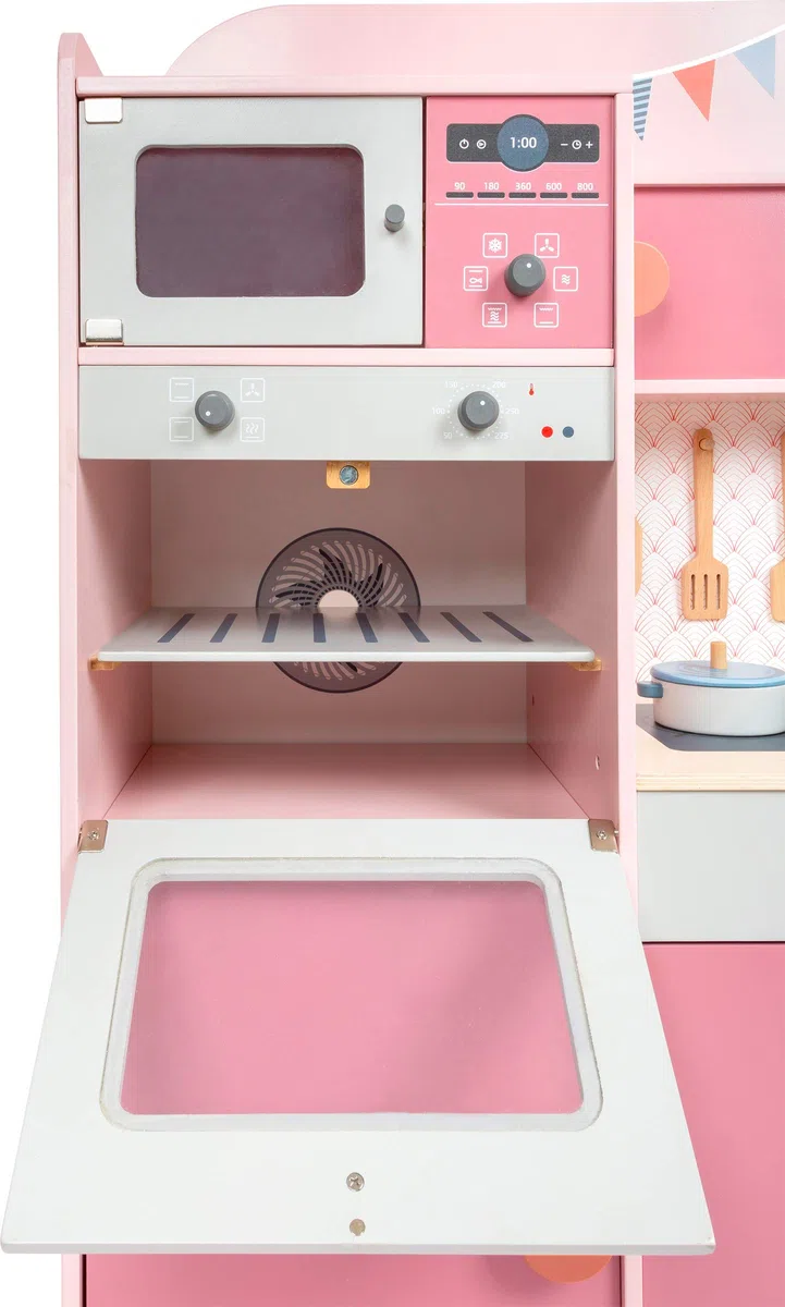 small foot 11465 Cucina per Bambini Sogno di Bambina, in Legno, Cucina Multifunzionale, Gioco di Ruolo