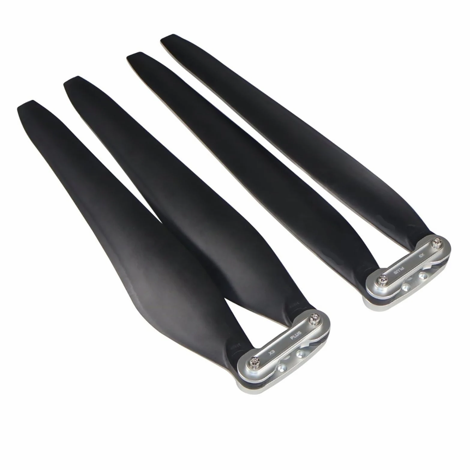 Eliche pieghevoli, compatibile con Hobbywing, X9 X9 PLUS 3411 | 36120, 36190, fibra di carbonio e plastica, 34 e 36 pollici, CW e CCW, 1 paio 4 pezzi(3411 1Pair NO Clip)