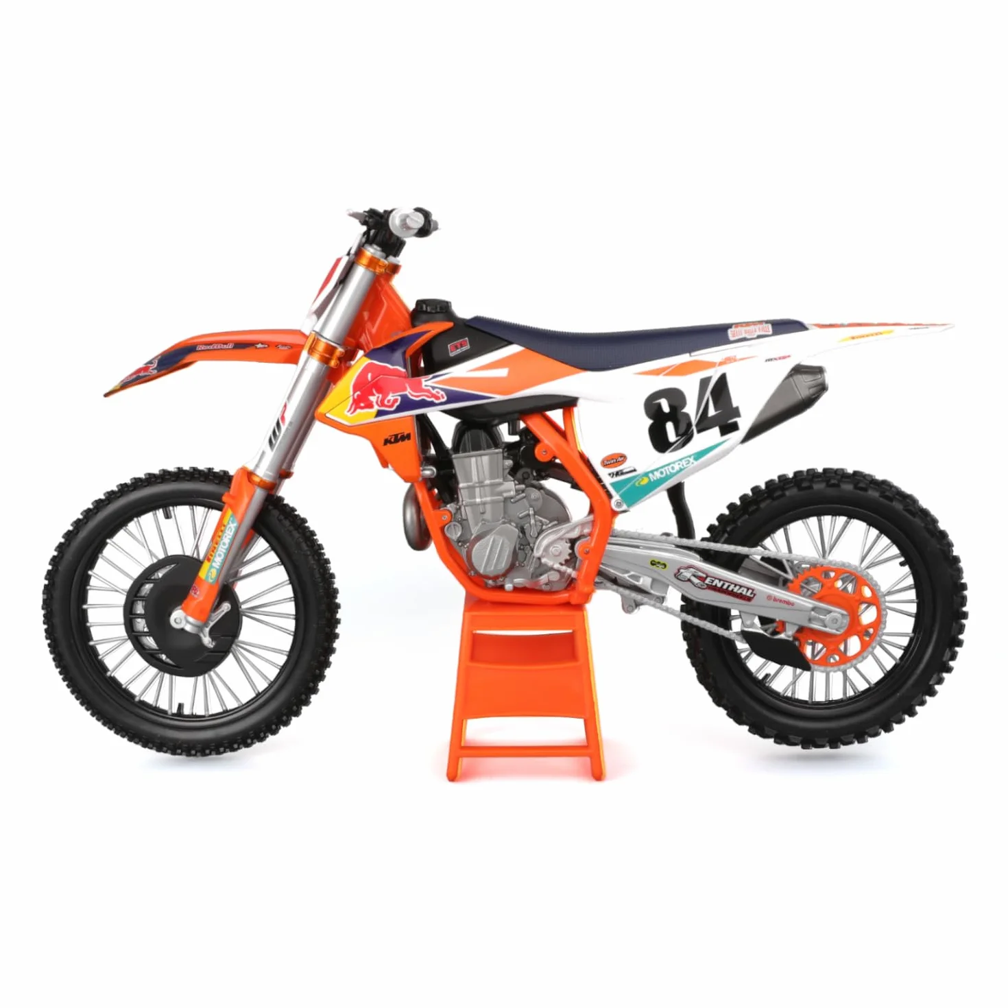 Burago Maisto Moto Red Bull KTM Supercross Sx450, Multicolore, ‎39.4 X 16 X 24.8 Cm