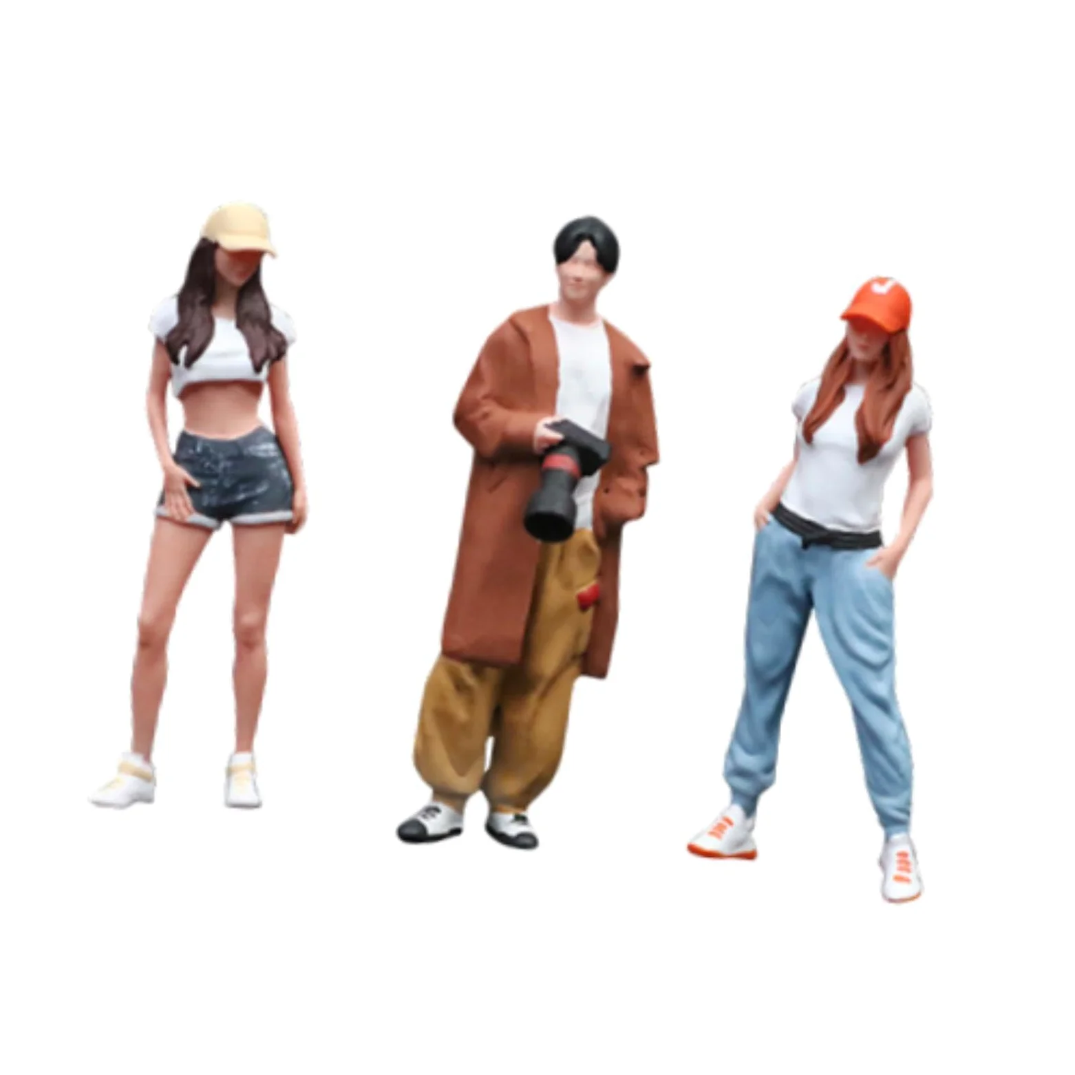 TWISAXC Miniature in Per scala 1/64, figure di uomini per miglioramenti di | modello nella collezione, miniature di simulazione di modelli di uomini in Per scala 1/64, giardini delle fate, mini