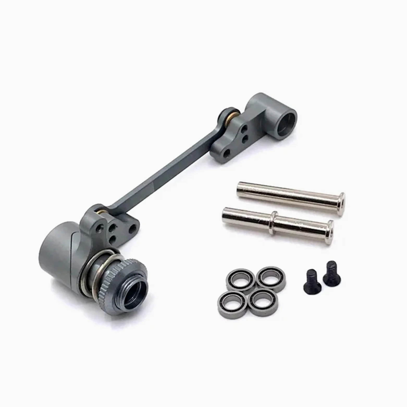 Per Wltoys 144010 144001 144002 124016 127017 124018 124019 1/14 Rc Auto Parti Di Aggiornamento Del Metallo Sterzo Montaggio Ricambi Modellini RC