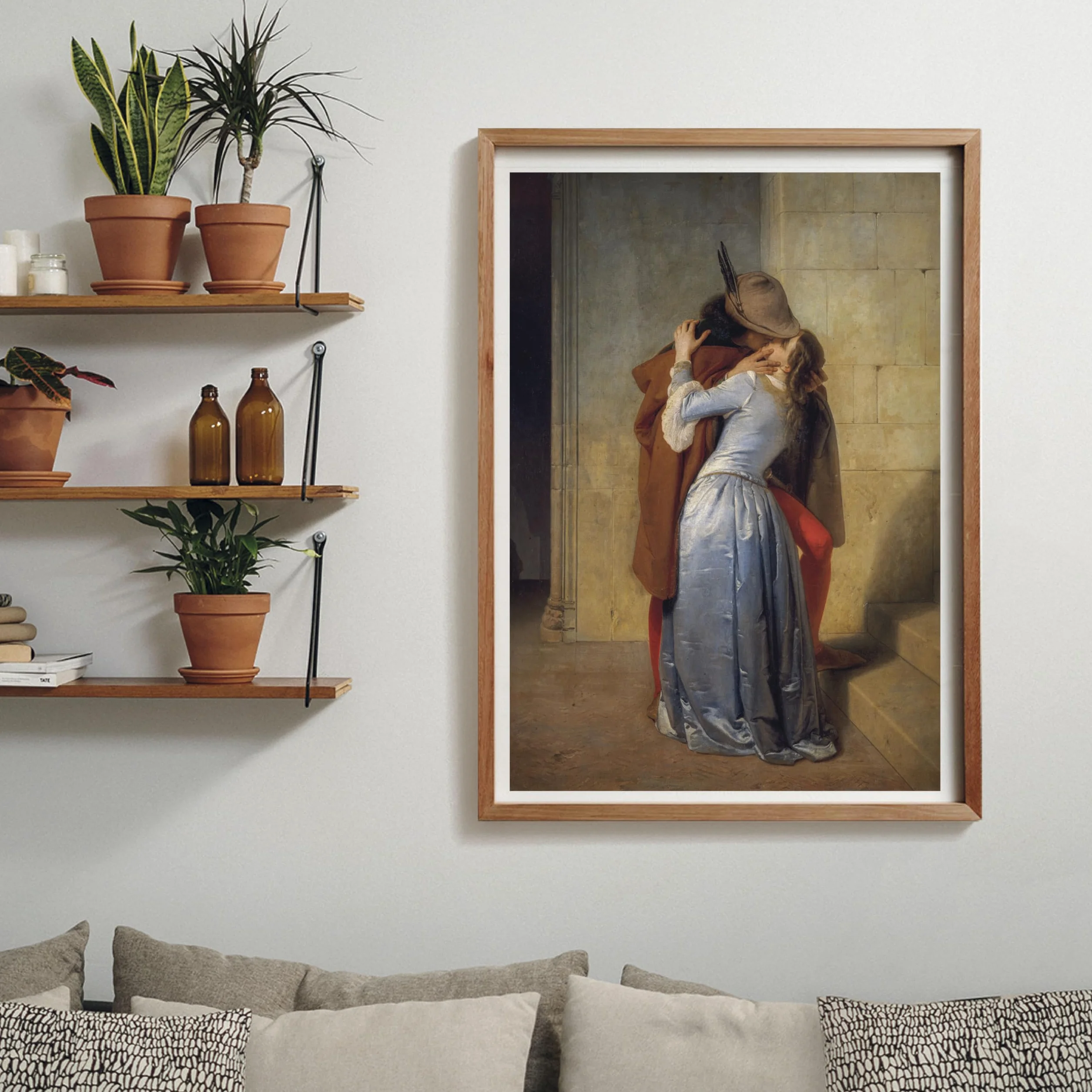 Clementoni - Puzzle 1000 Pezzi Arte per Adulti e Ragazzi, Museum Collection, Tema Bacio di Hayez, Idea Regalo Uomo e Donna, Made in Italy, 70x50 cm, 39994