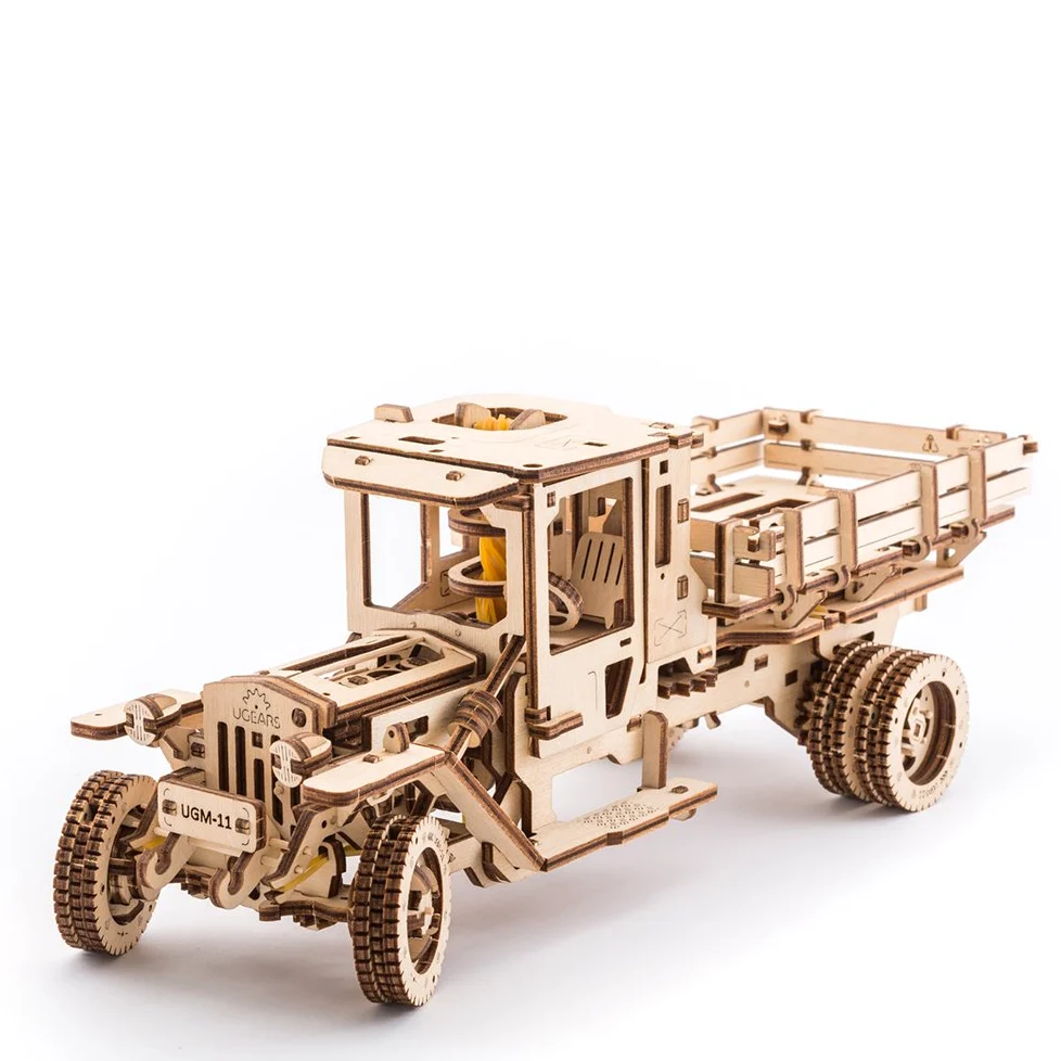 Ugears UGM-11 Truck - Meccanico modello Autocarro - Puzzle 3D in Legno Set di Costruzione Meccanica