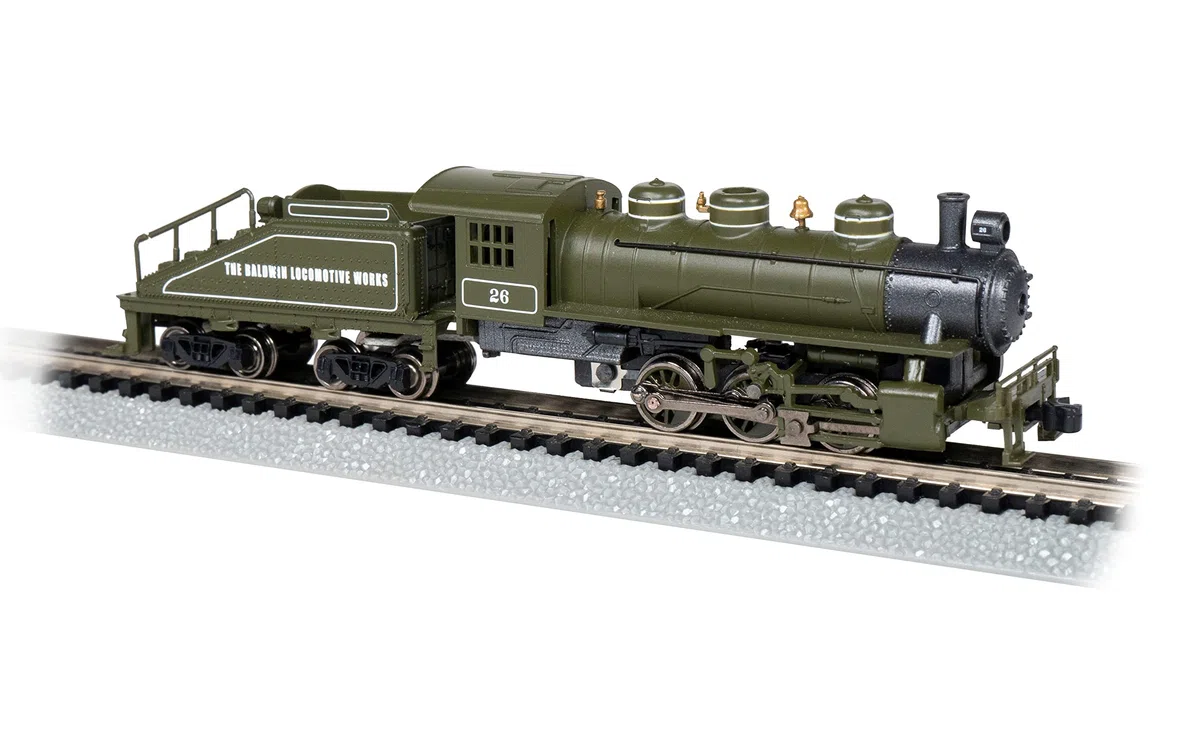 Bachmann Treni - USRA 0-6-0 Locomotiva SWITCHER - Baldwin Locomotive Works #26 - Scala N