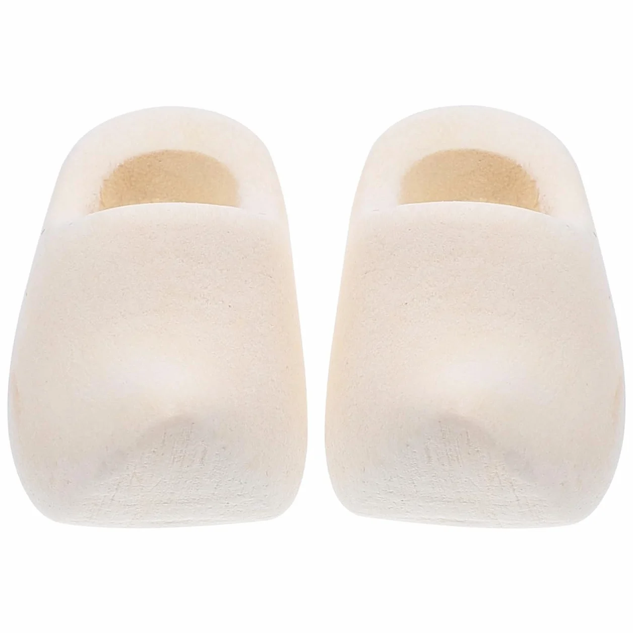 EXCEART 1 paio di mini scarpe di legno olandesi Portachiavi decorativo zoccoli ornamenti in miniatura accessori per la casa delle bambole fai da te scarpe per bambole Natale figure in legno