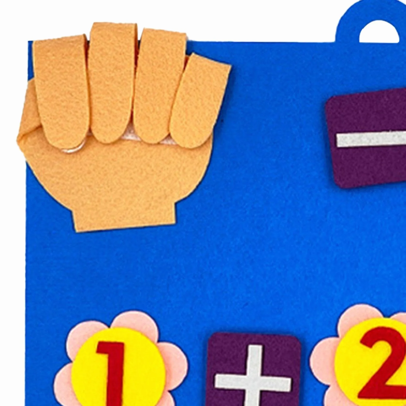 Giocattolo per Contare I Numeri con Le Dita su Una Lavagna di Feltro, Giocattolo Educativo per Imparare a Contare con I Numeri sulla Mano.