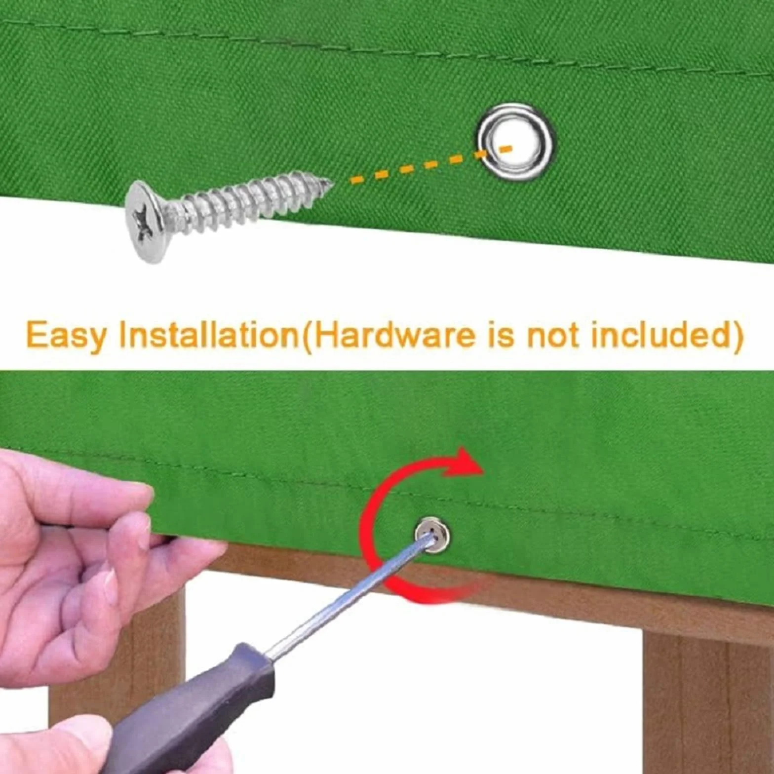 Copertura resistente agli strappi per parchi giochi con rivestimento argento 190D resistente alle intemperie ombra per bambini scivoli scalatori e giochi all'aperto baldacchino di ricambio