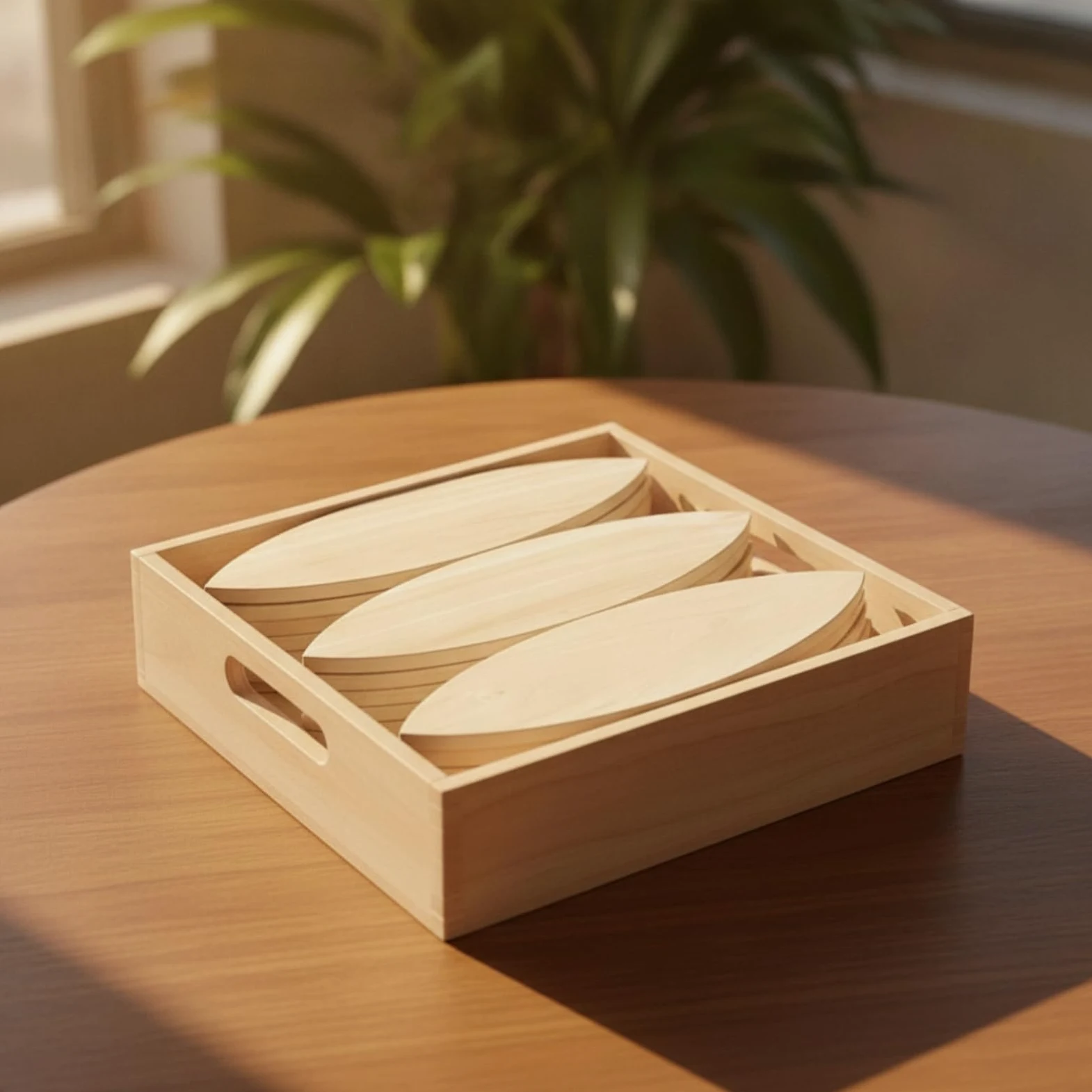 Gralara Set di Blocchi in Legno, Design A Forma di Petalo | educativo, Creativo, Blocchi Impilabili in Legno, per Cameretta, Scuola prescolare, Bambini