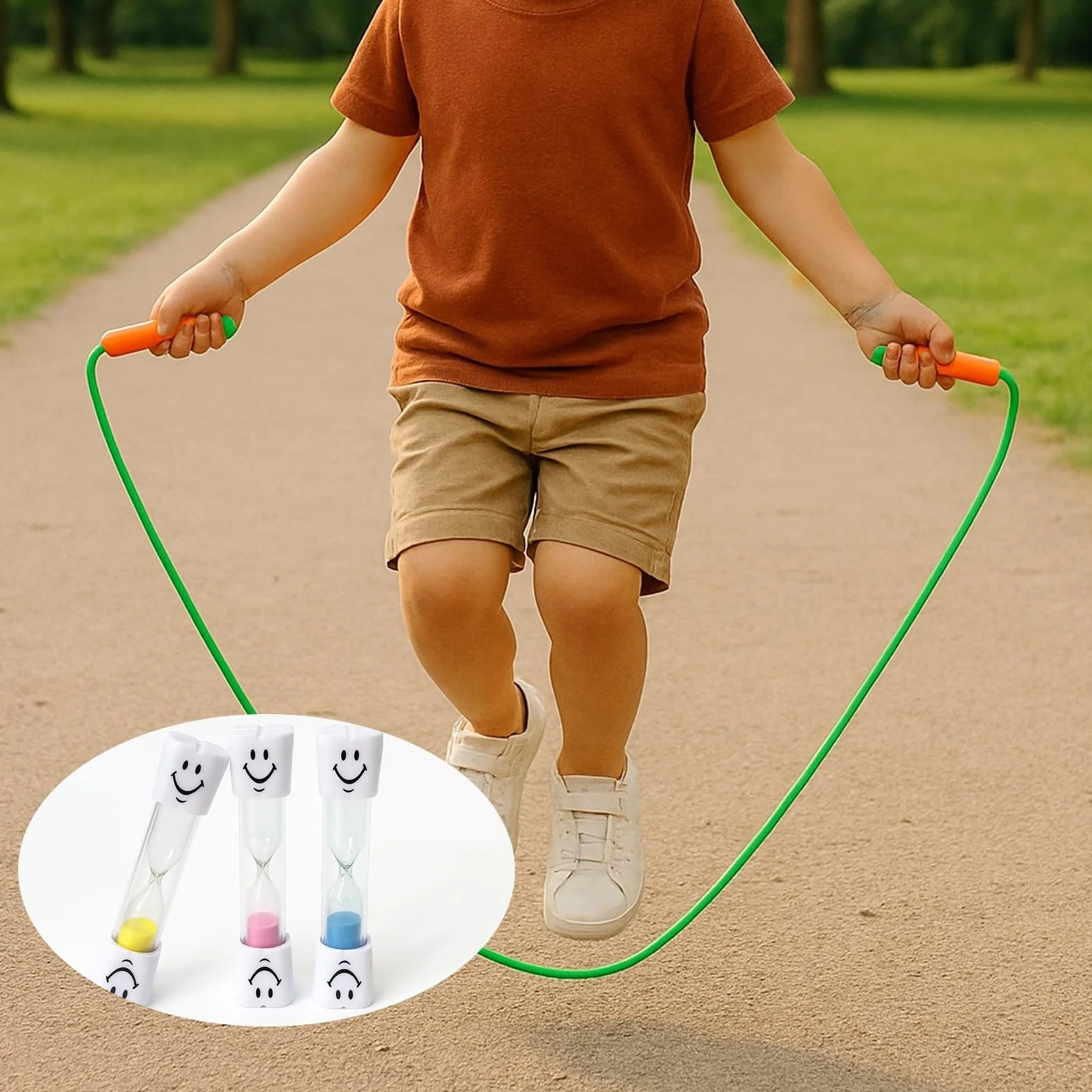 3 pezzi Set di clessidre per bambini, timer 3 minuti per lavare i denti, orologio educativo per bambini piccoli, clessidre colorate per imparare il tempo