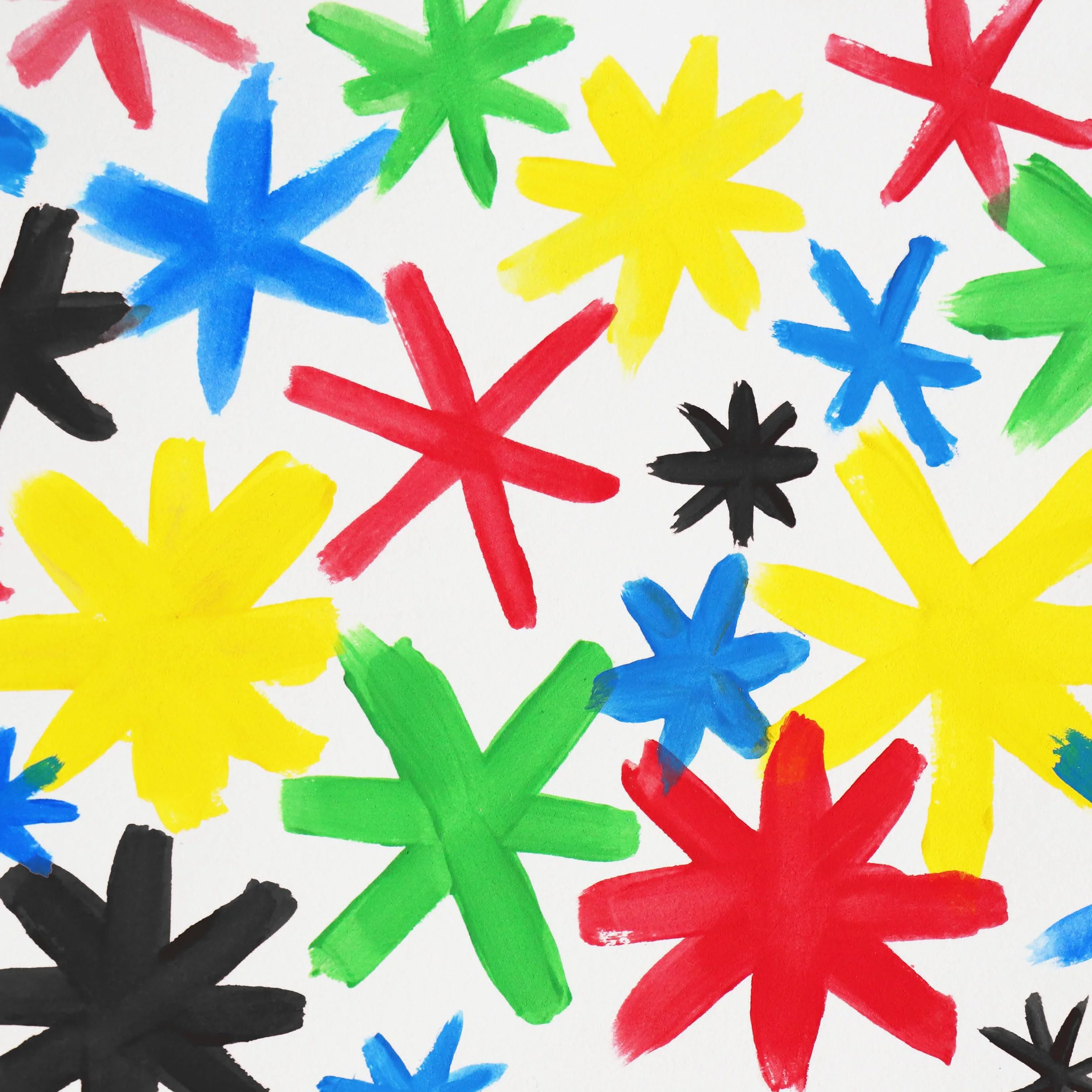 PRIMO Tempere Lavabili per Bambini 6 Colori 1L con Dosatore Pittura Carta Stoffa Vetro