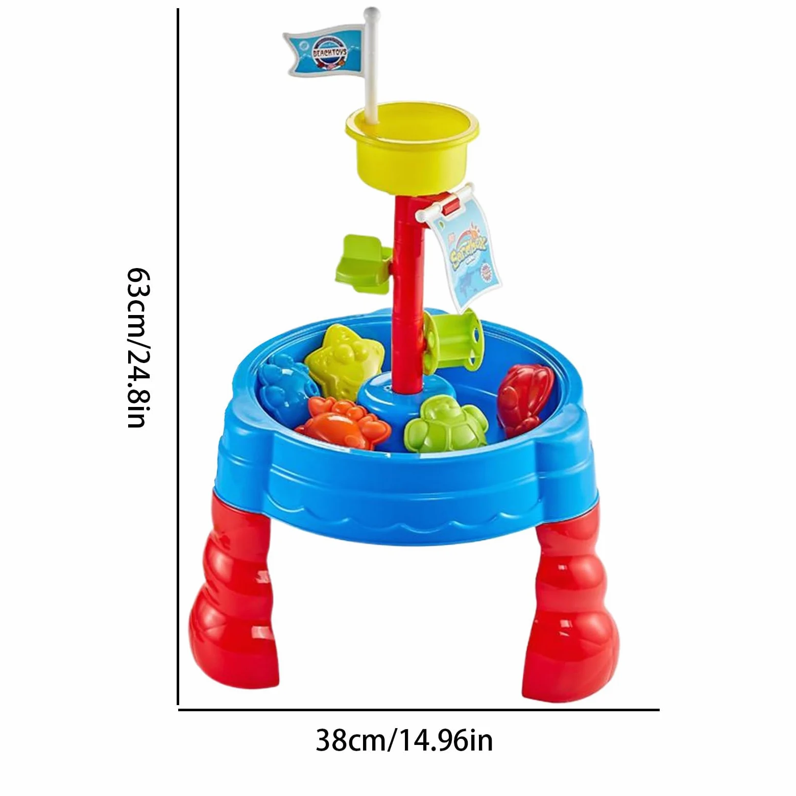 Generico Tavolo Sabbia Esterno Tavolo attività Sensoriale | Centro Attività Giocattolo Esterno per Bambini Giardino Cortile Area Giochi