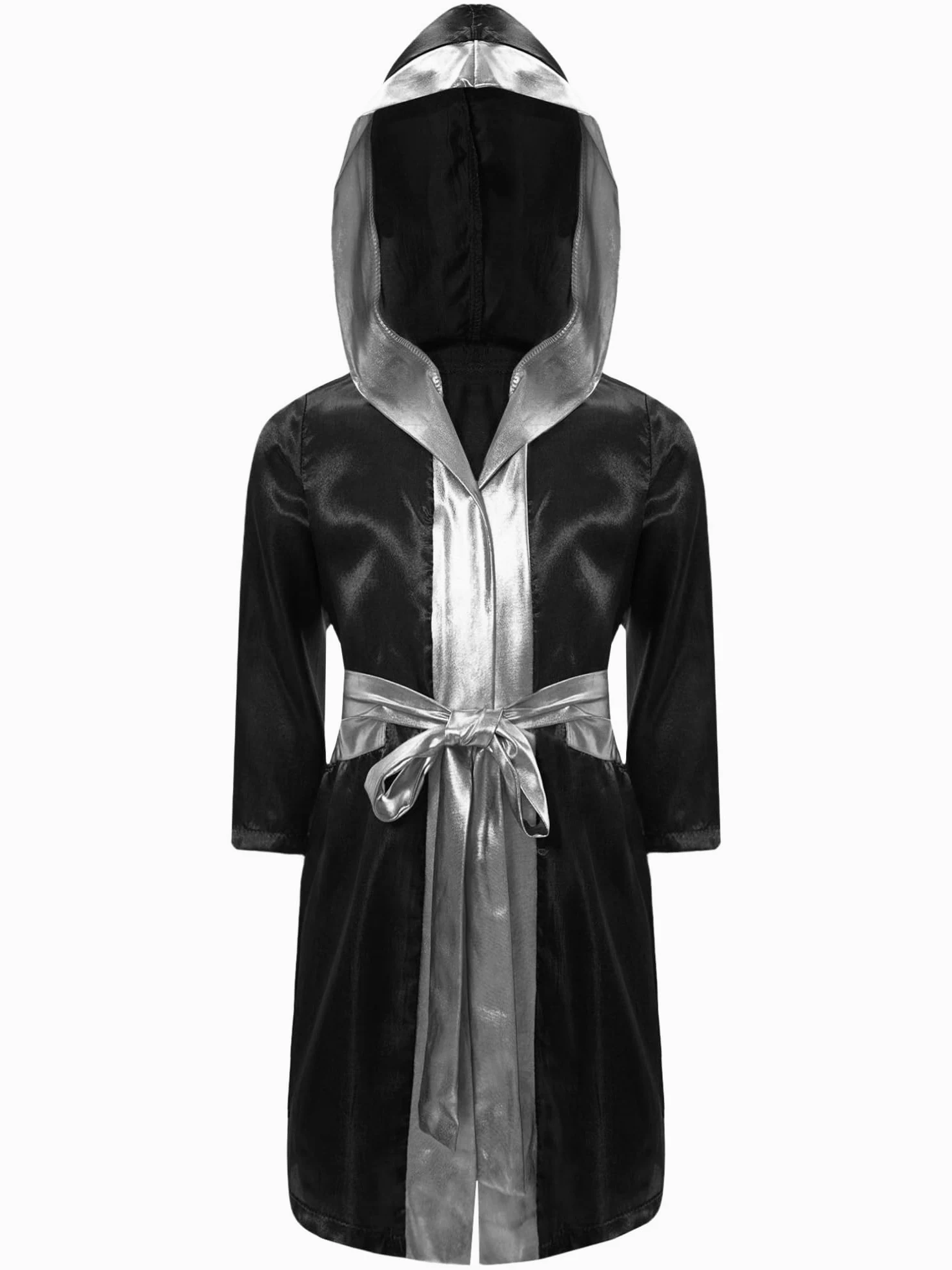 renvena Accappatoio Boxe per Bambini Adulti Pantaloncini Muay Thai Kick Boxing per Arti Marziali MMA + Guantoni da Boxe Accessorio per Costume Sportivo