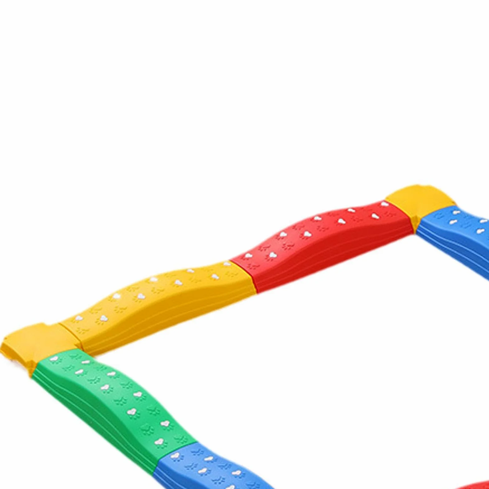 Gioco di Equilibrio per Bambini con Blocchi E Percorso Ad Ostacoli Aiuta a Sviluppare Coordinazione Motoria E Fisica Adatto per Interni Ed Este, 12 Pezzi Arcobaleno
