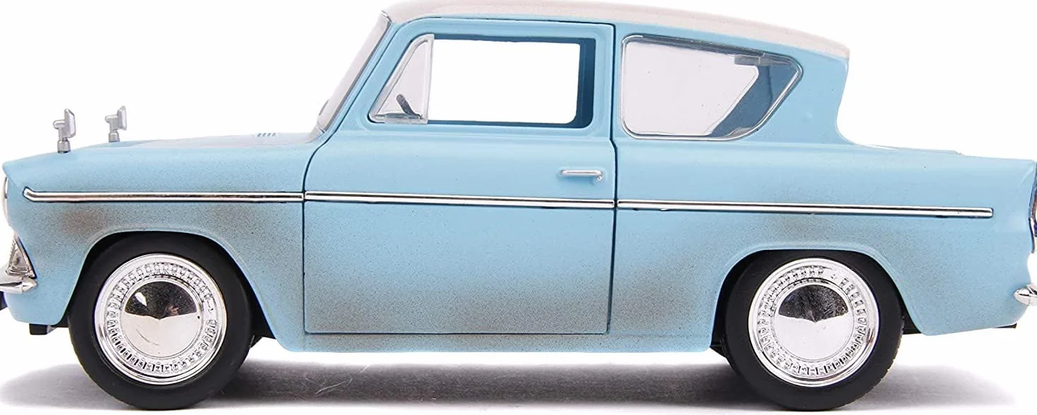Simba Jada Toys - Harry Potter 1959 Ford Anglia Die Cast 1:24 con Personaggio di Harry in Die Cast, + 8 Anni, 253185002, Multicolore