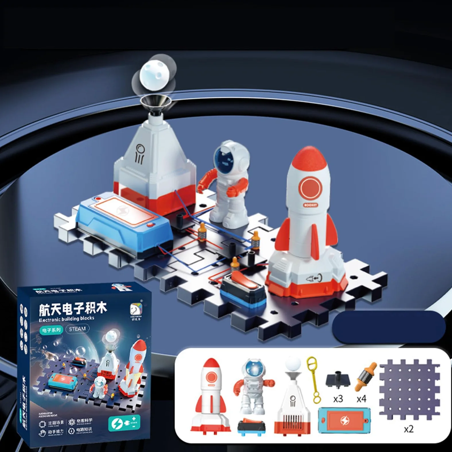 Kit Scientifico Circuiti per Bambini Laboratorio di Esperimenti Scientifici | Costruttivi di Fisica per Bambini 7-14 Anni con Giochi di Apprendimento