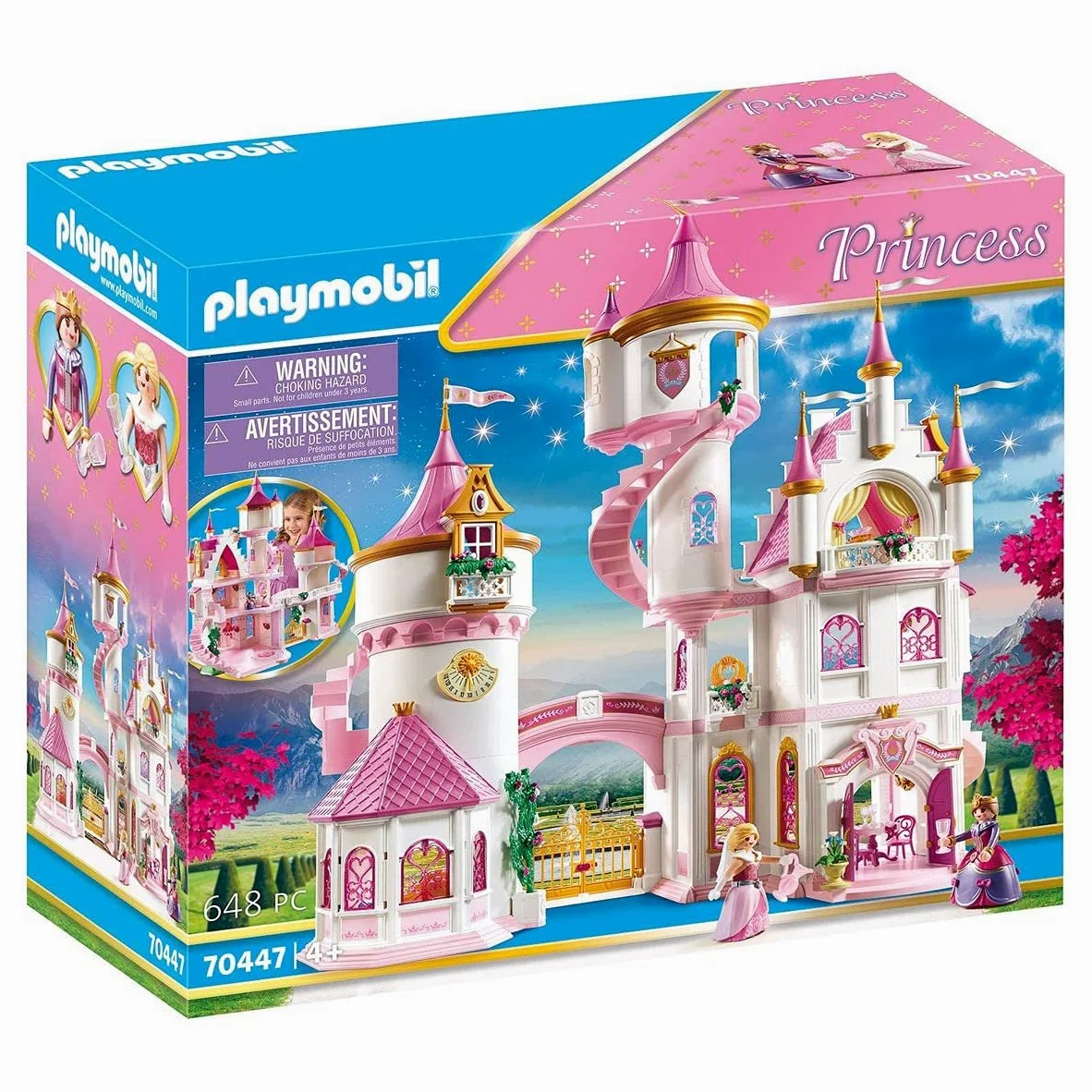 PLAYMOBIL 70447 Large Princess Castle, for Children Ages 4+