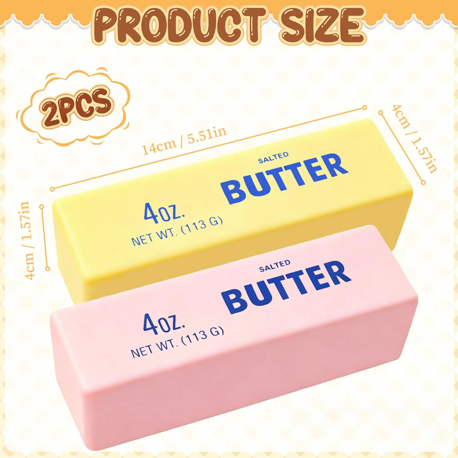 Butter Squishy Giocattolo Antistress in PU a Lenta Crescita per Bambini Adulti