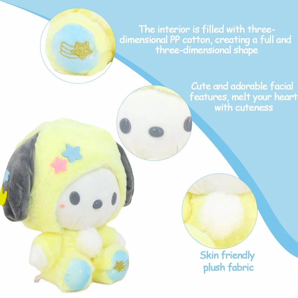 Pocchacco Morbido Peluche Bambola di Peluche Anime Peluche Doll Peluche Bambola di Peluche Carino Bambola di Peluche Come Regalo Meraviglioso per la Famiglia e i Bambini 20 CM