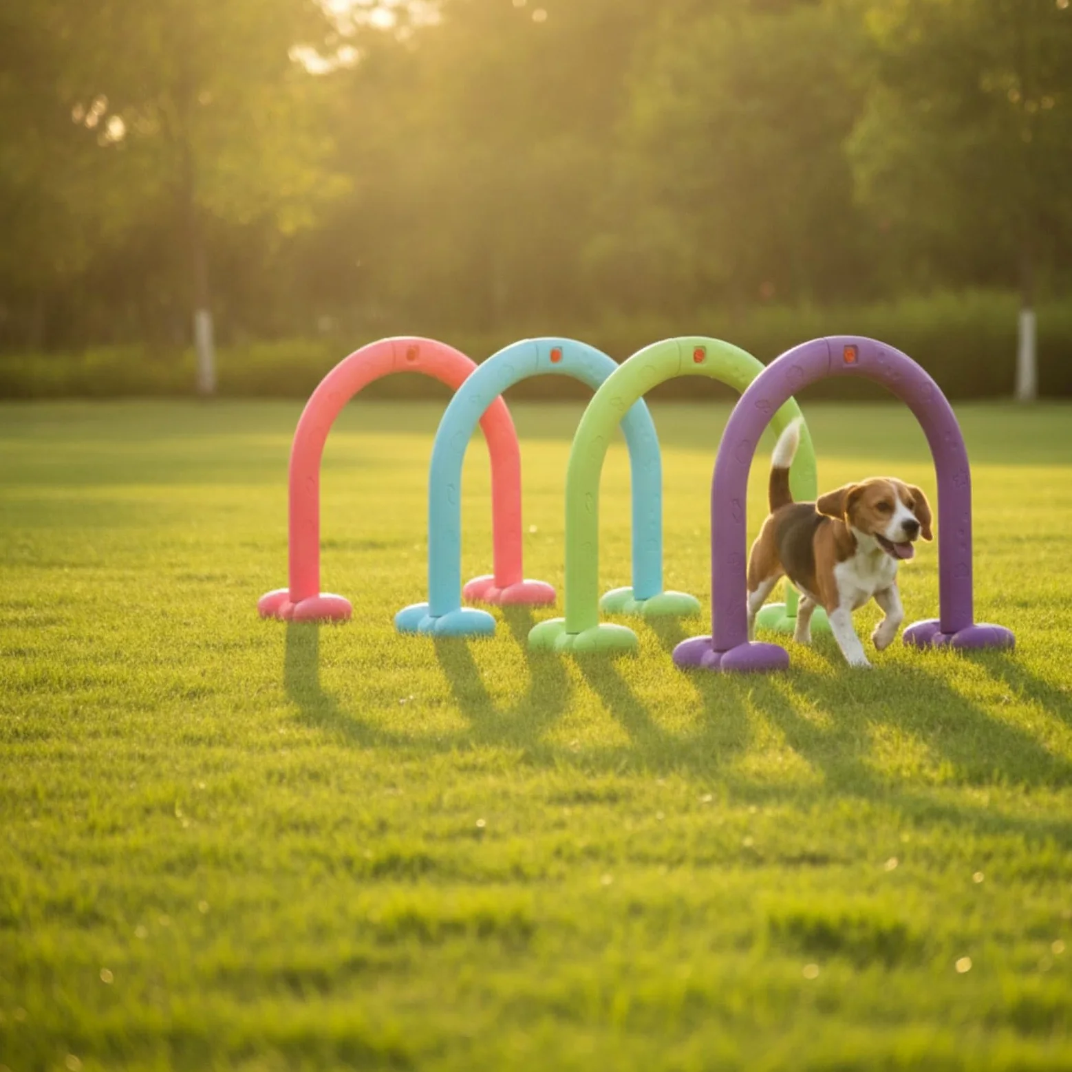 4 Pezzi Arco Gioco Durevoli, Upgrade Set di 4 Pezzi per Tunneling Colori Asilo