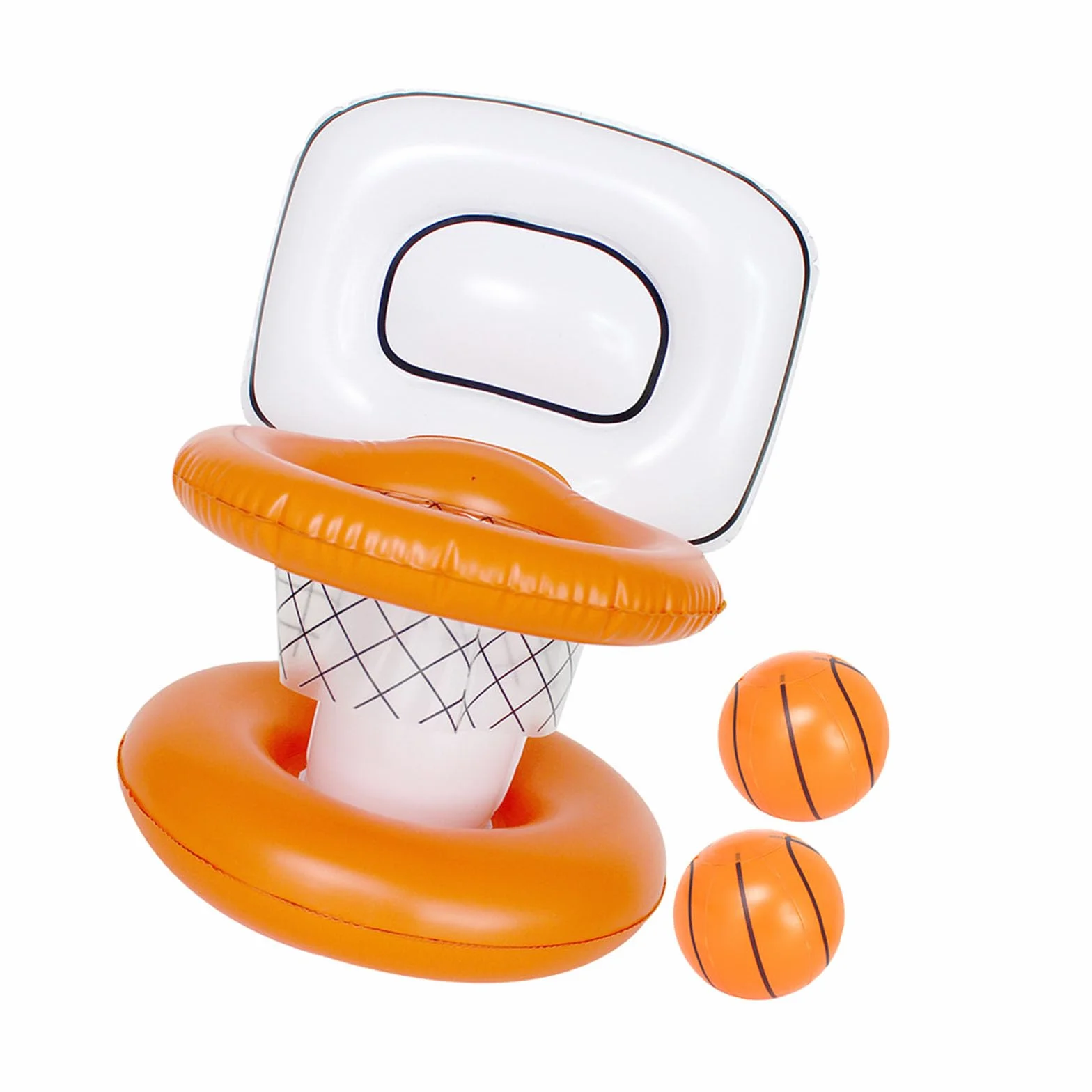 Canestro da basket gonfiabile Set per piscina con base galleggiante in PVC per gioco d'acqua Piscina Obiettivo di basket