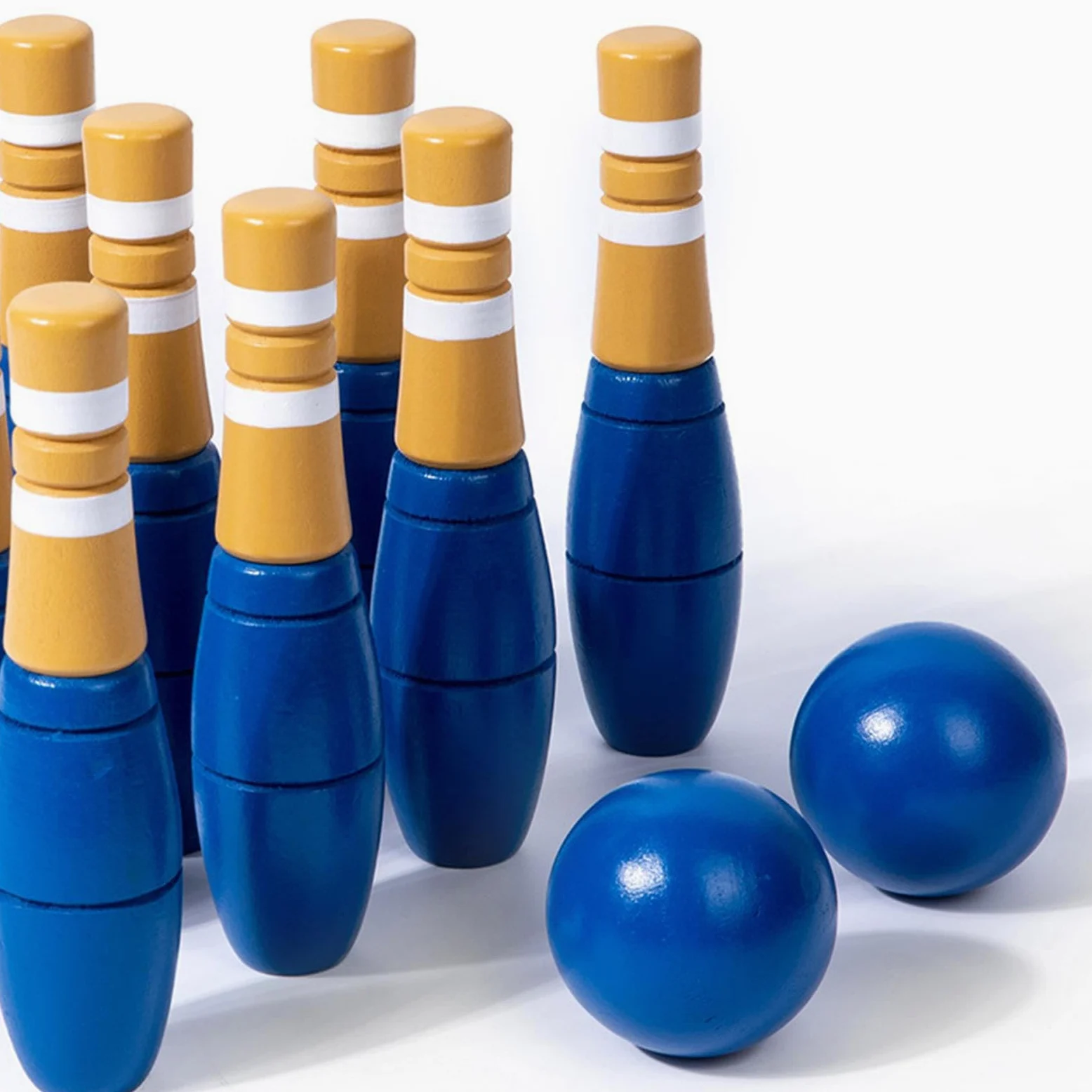 13 Pezzi Set Bowling Bambini Gioco Bowling Legno Gioco Educativo Apprendimento Sensoriale Allenamento Coordinazione Sociale Adatto per Sviluppo
