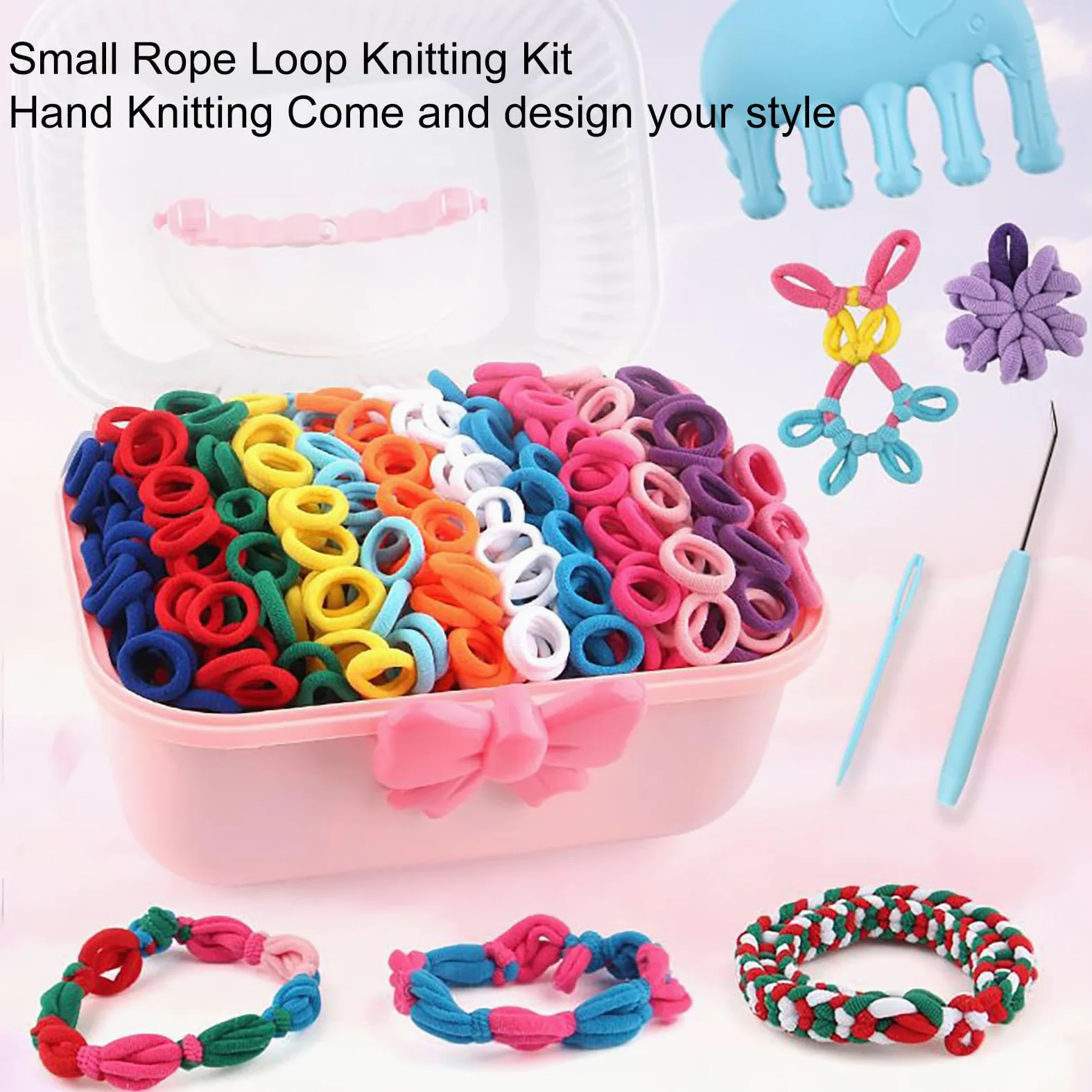 Kit Per Creare Braccialetti Kit Per Creare Braccialetti Artigianato Per | Giochi Con Elastico Creazione Gioielli Fai Da Te Attività Regalo Teen Natale Compleanno