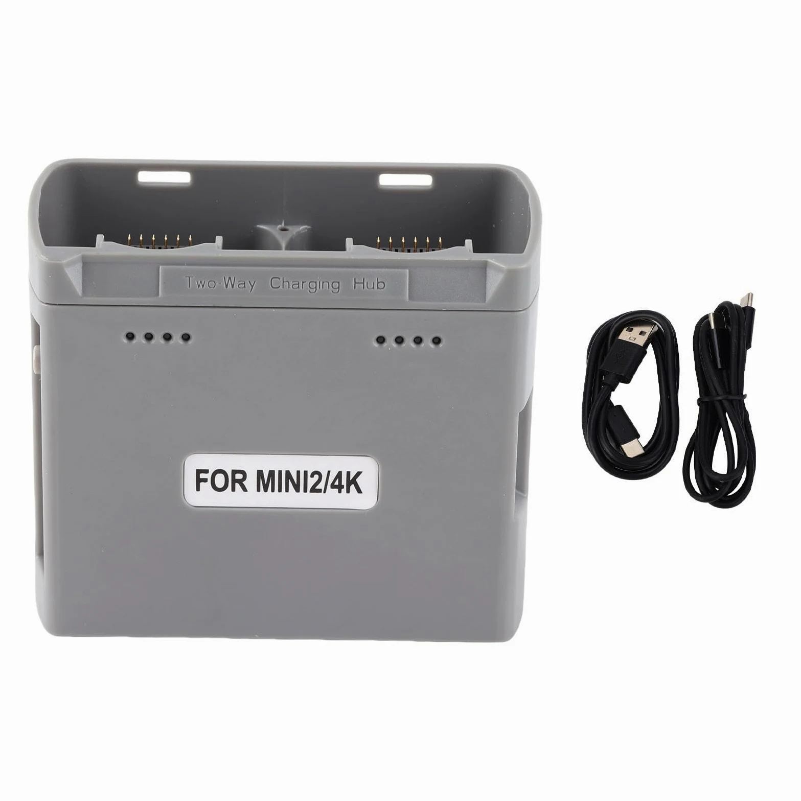 Alomejor Drone Battery Charger, PD Fast Charging Hub | Display digitale, Design compatto, Alta efficienza, Custodia in plastica