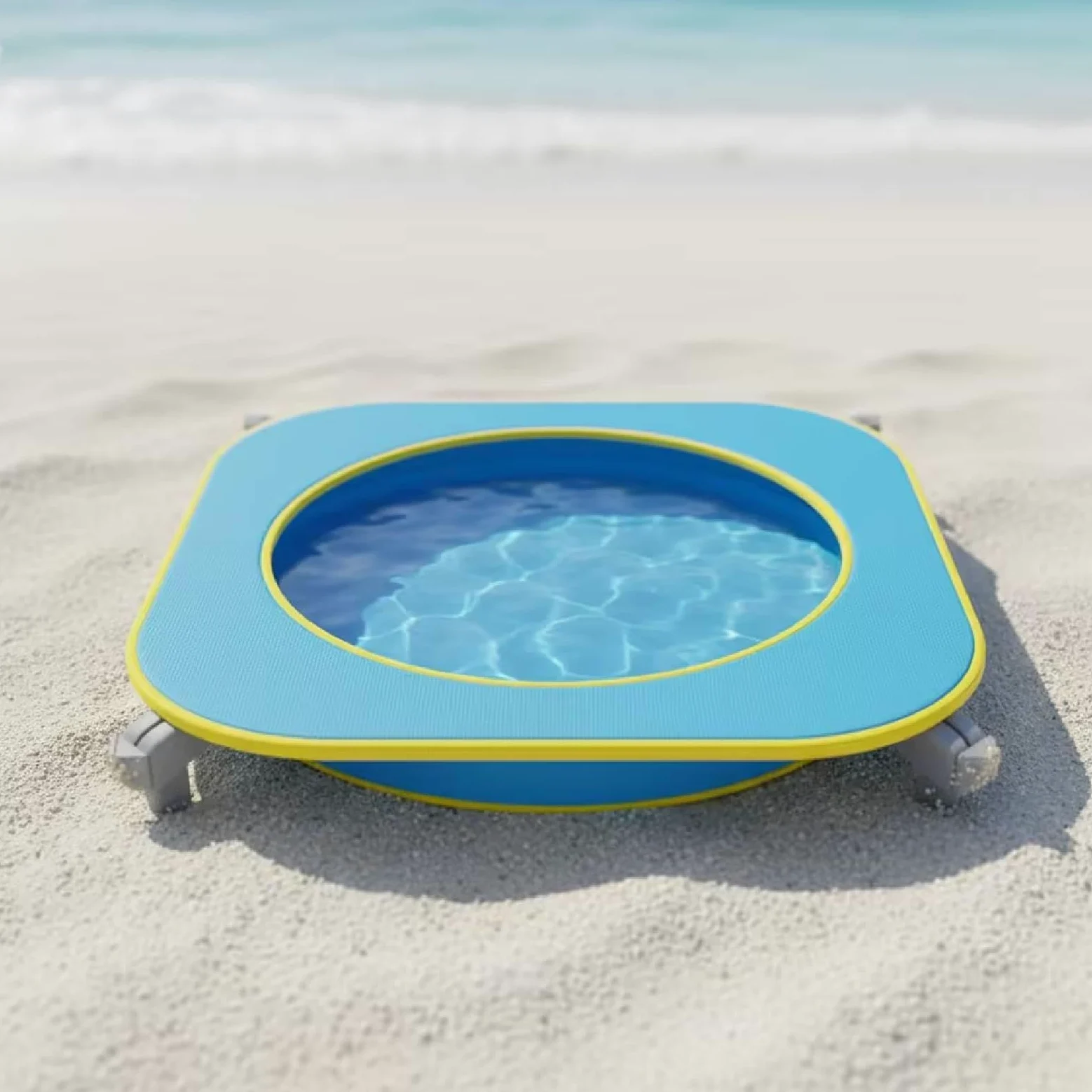 Qianly Tappetino da Gioco Sabbia E Acqua per Bambini Fornito con Utensili Sabbia Stoffa Leggera Resistente E Antivento Adatto per Spiaggia