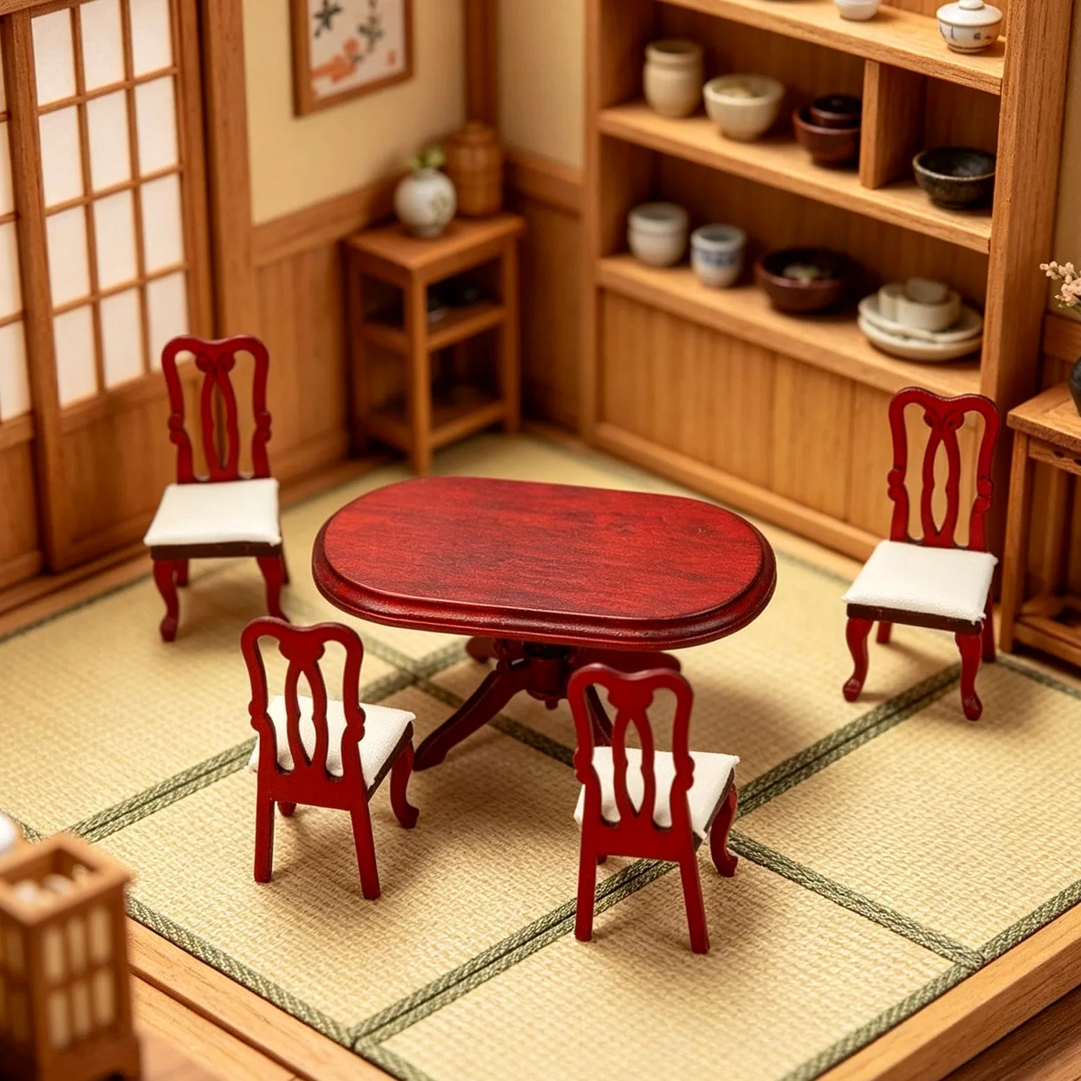 Collezione di Mobili in Miniatura per Casa delle Bambole in 1/12 - Accessori per La Decorazione della Casa delle Bambole