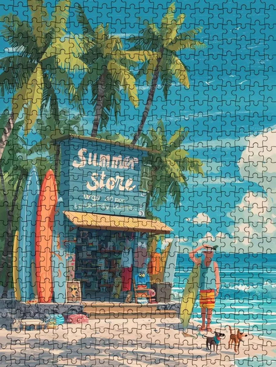 Puzzle 3000, Jigsaw Puzzle per Adulti, Estate Sulla Spiaggia BLQSBGA6-467 | Puzzle Classici, Impossibile Difficile Sfidanti Puzzles, Puzzle Decorativo per La Famiglia, Come Regalo e Decorazione Pareti