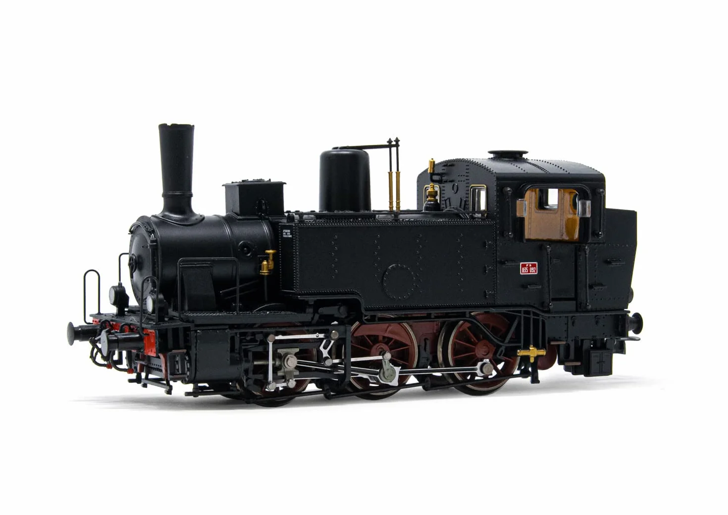 Rivarossi FS locomotiva a vapore Gr. 835 lampade elettriche pompa Westinghouse