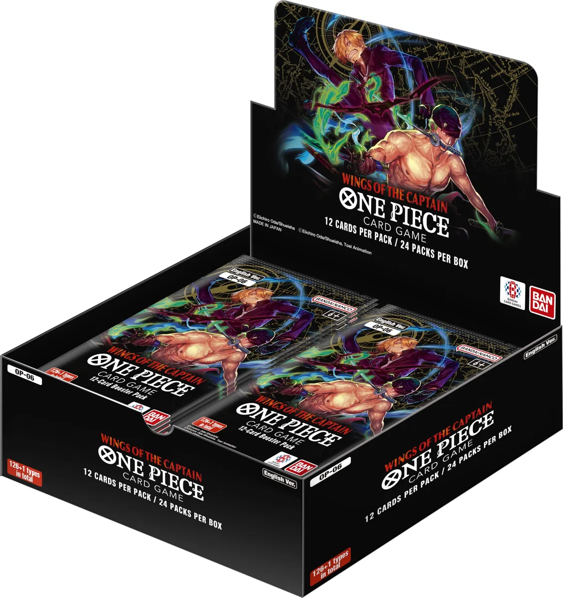 One Piece TCG: Wings of the Captain (OP 06) Booster Box, espansione per gioco di carte (versione inglese)