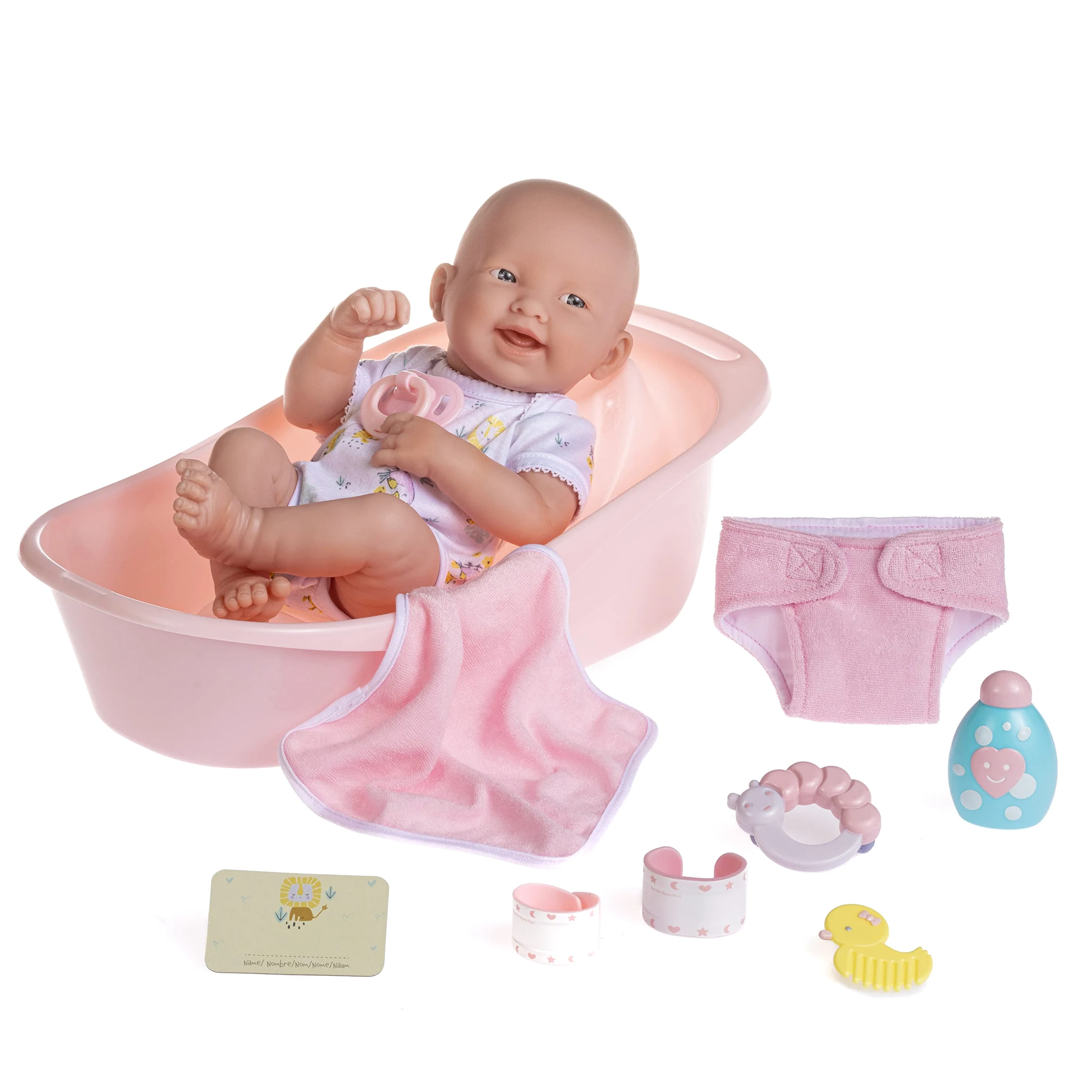 Berenguer 18570 Bambola Bebè nel Bagno, Caucasico