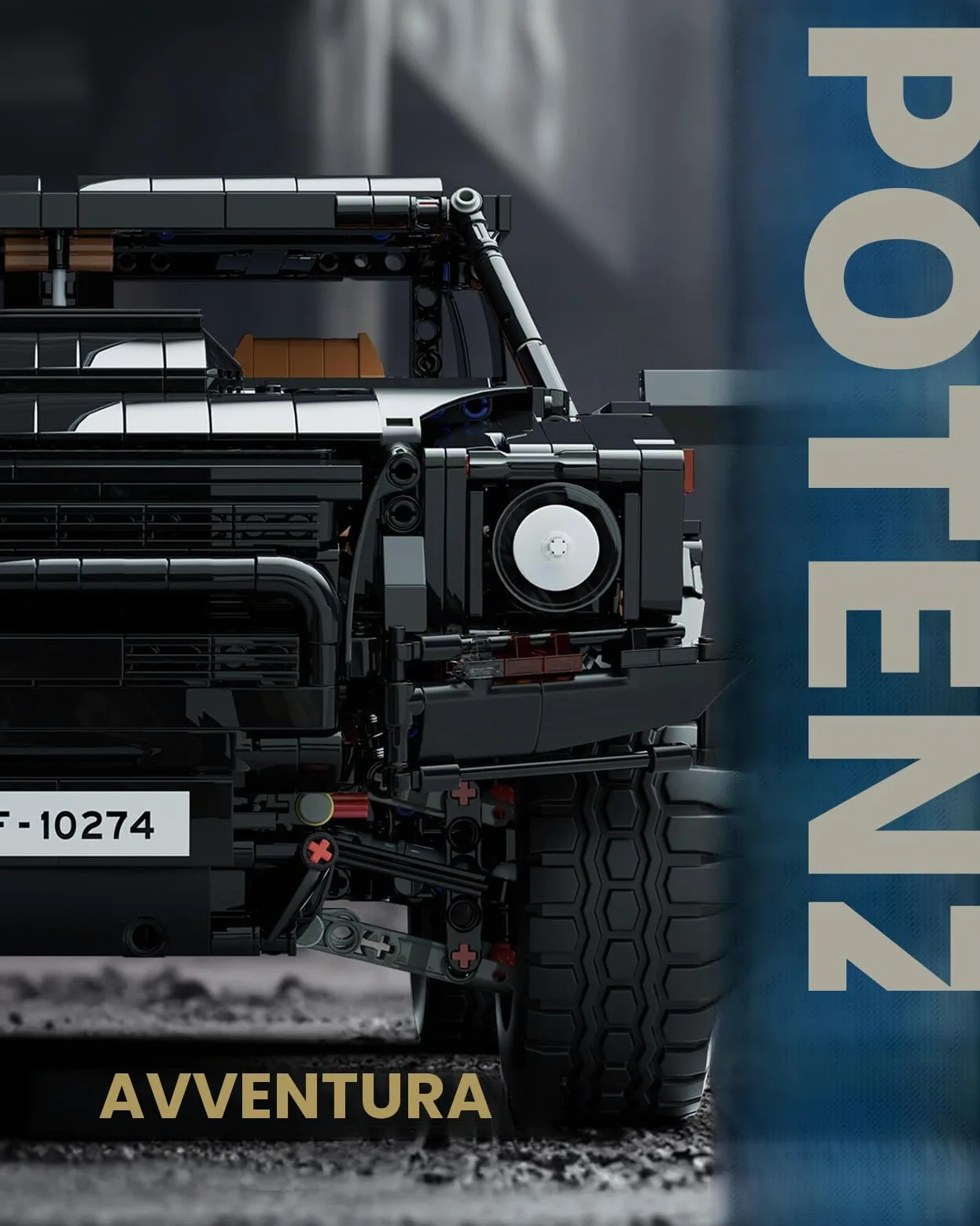 Nifeliz L002 Set di costruzioni di Auto Fuoristrada per adulti, Modellino di Auto da Collezione Scala 1:8 da Costruire, Offroad Regalo per Uomo, Donna, Lui o Lei (3983 pezzi, NF10274)