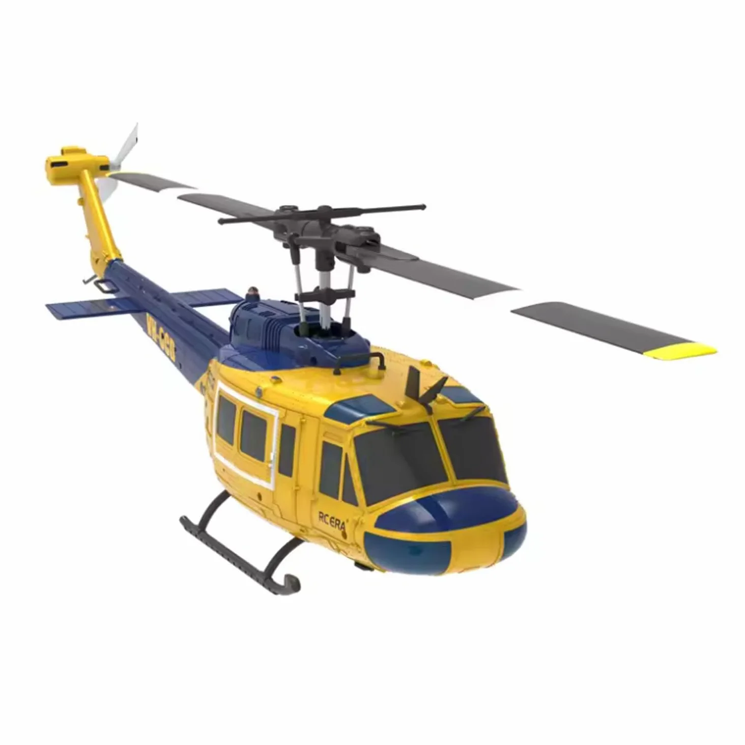 TOUCAN RC HOBBY Elicottero di simulazione RC, 1/48, modello C032 UH-1, aereo acrobatico radiocomandato con un clic, clip 3D, posizione ottica, giocattolo regalo per hobby