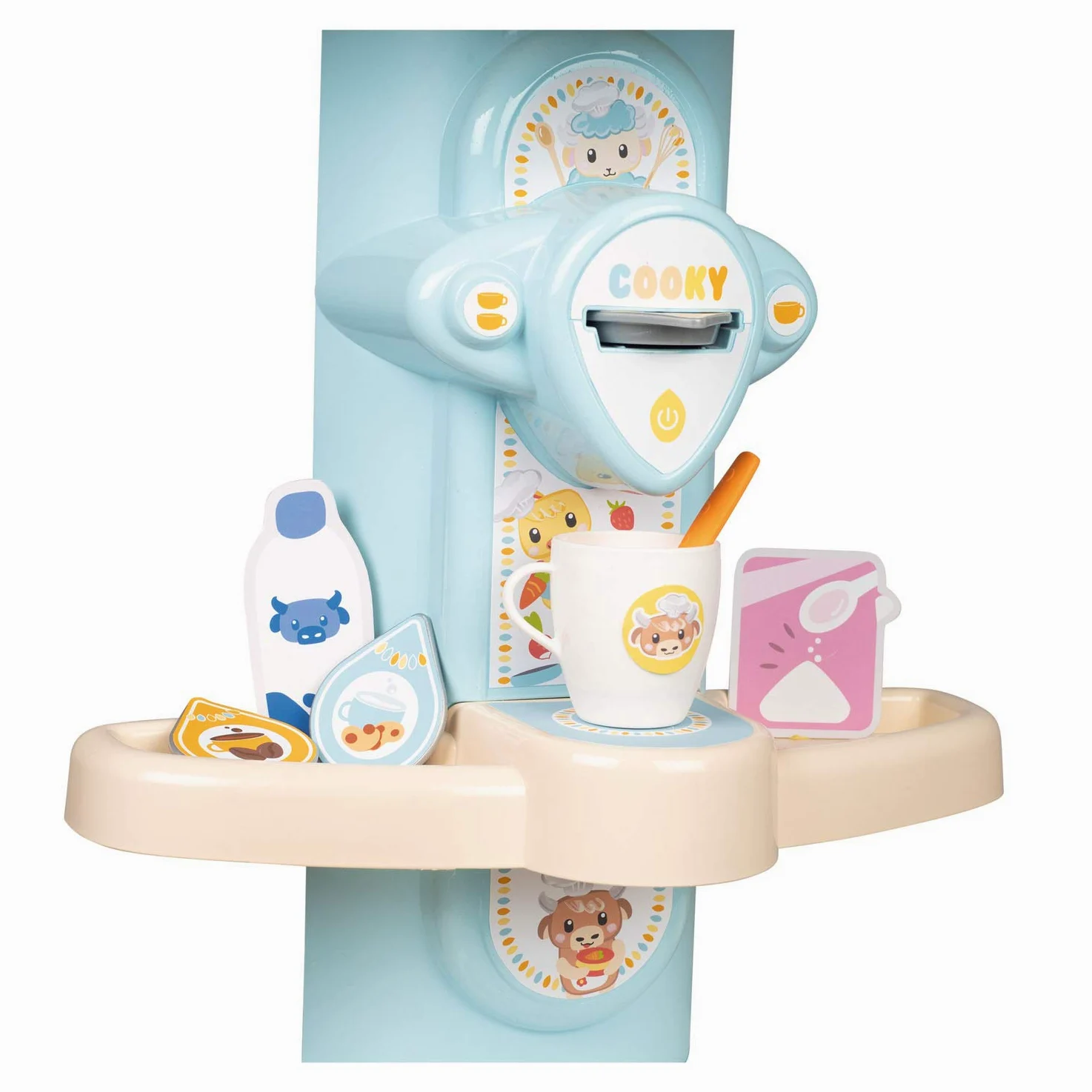 Smoby - Cucina per Bambini Ptitoo con Forme a Incastro e Suono, 22 Accessori, Ottimo per la Prima età, per Bambini a Partire da 18 Mesi