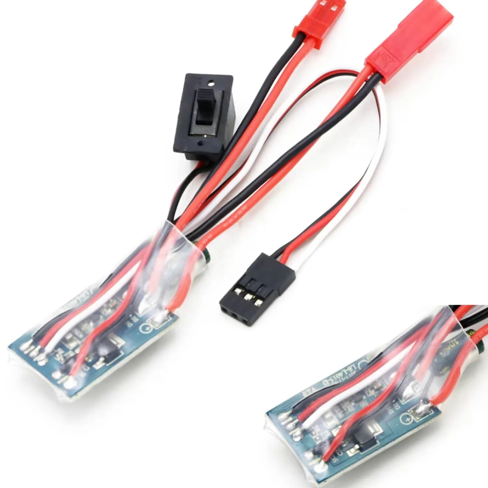 Per 1/16 1/18 1/24 Freno 30A Spazzolato ESC Regolatore Velocità Del Motore Due Vie RC Auto Modificata Sostituzione Off Road Veicoli Cingolati ESC RC