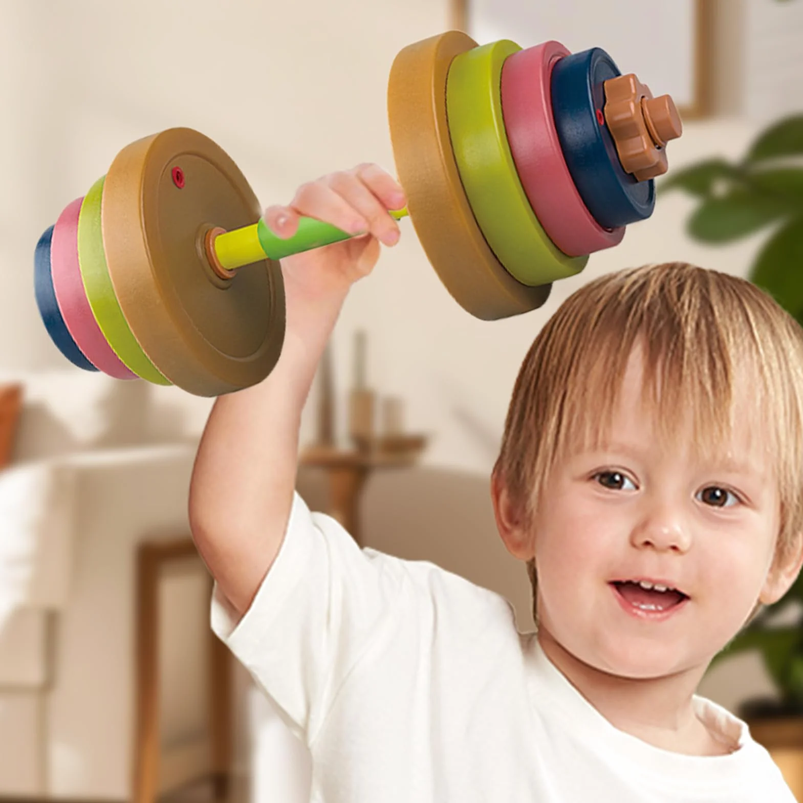 Kids Dumbbell Toy, Set Di Pesi Per Bambini - Set Di Sollevamento Pesi Per Bambini | Giocattolo Di Allenamento Regolabile, Attrezzature Da Palestra, Giocattolo Per Il Corpo Per Bambini, Giocattolo Di A